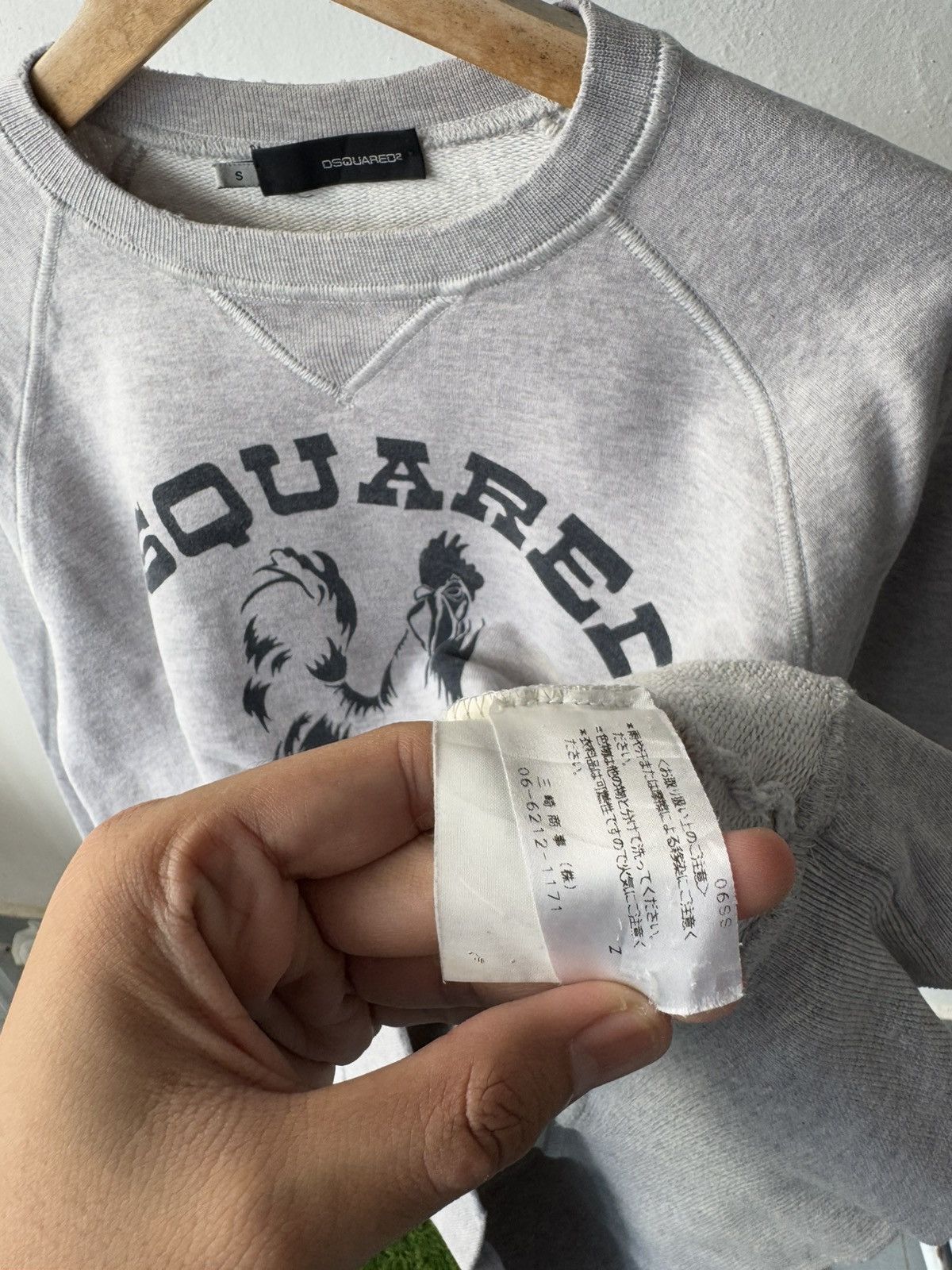 Dsquared2 Dsquared2 Cock Age Distressed Sweatshirt Size US S / EU 44-46 / 1 - 5 Thumbnail