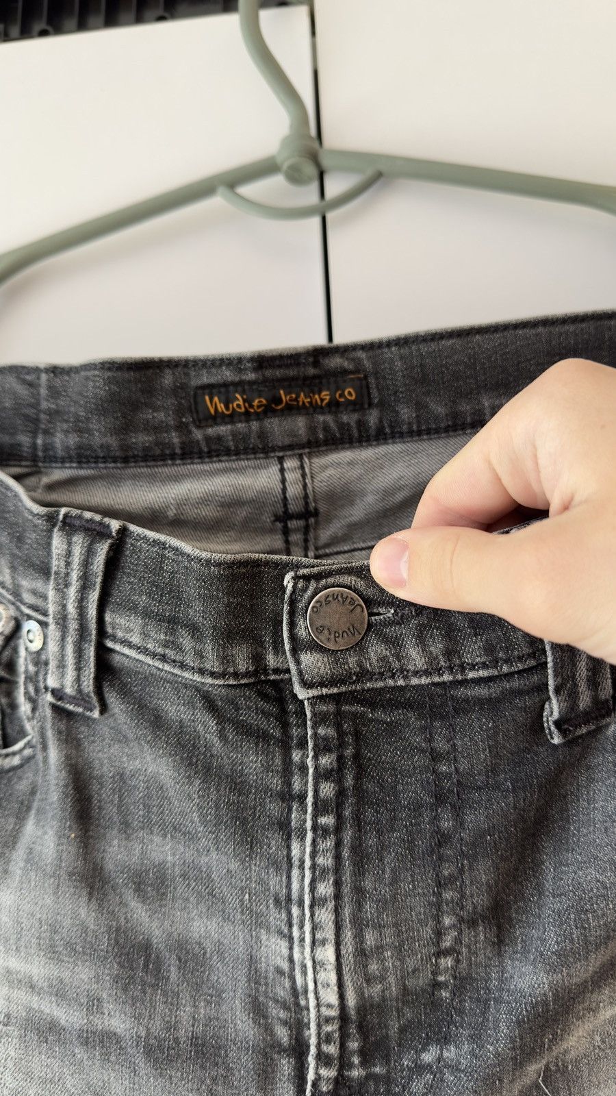 Nudie Jeans Nudie Jeans Made in Italy Distressed Faded Jeans Size US 34 / EU 50 - 6 Thumbnail