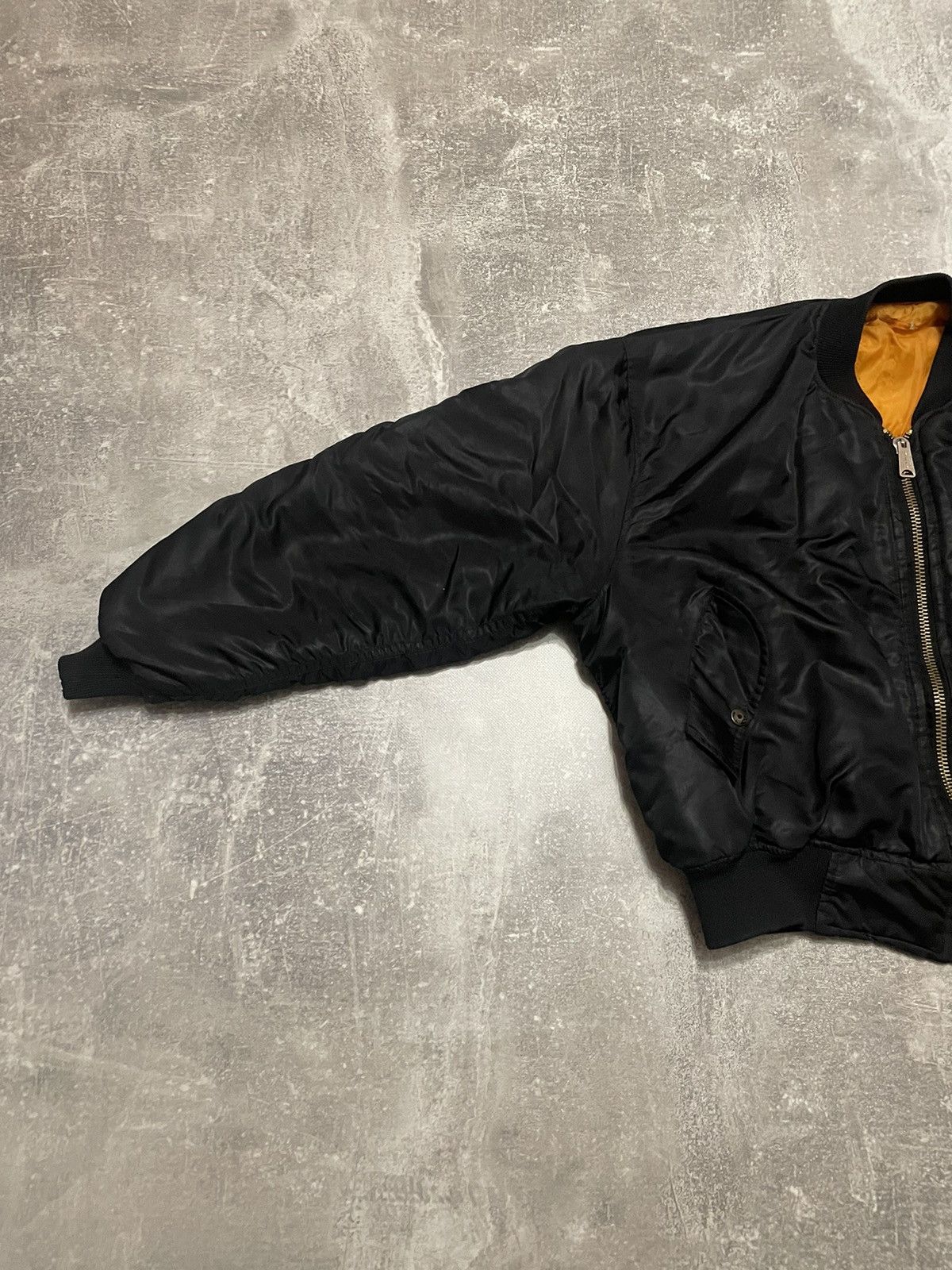 Alpha Industries Vintage 90's MA1 Flyer's Intermediate Bomber Jacket Size US L / EU 52-54 / 3 - 12 Thumbnail
