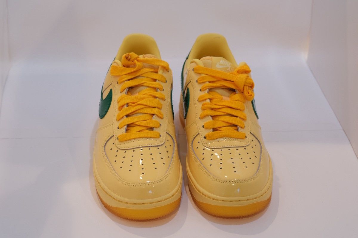 Nike Nike Air Force 1 Low 'Topaz Gold' Patent Leather Pack Size US 7.5 / EU 40-41 - 6 Thumbnail