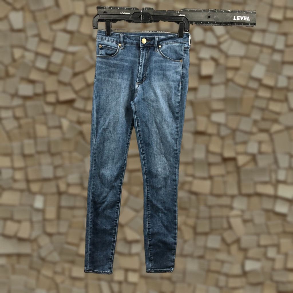 Vintage Articles of Society Jeans Size 25 Womens Medium Wash Blue Mid Rise Size 42" / US 20 - 1 Thumbnail