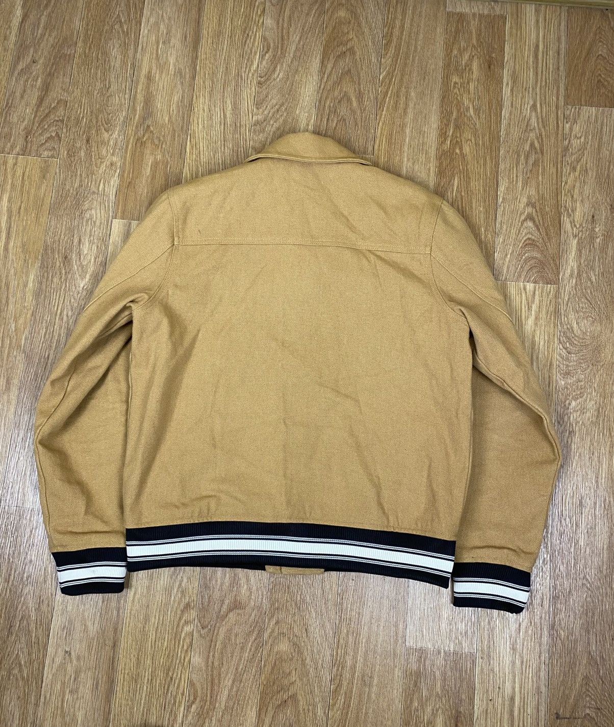 Percival Percival x Ilaria Canvas Varsity Bomber Jacket Size: XS Size US XS / EU 42 / 0 - 7 Thumbnail