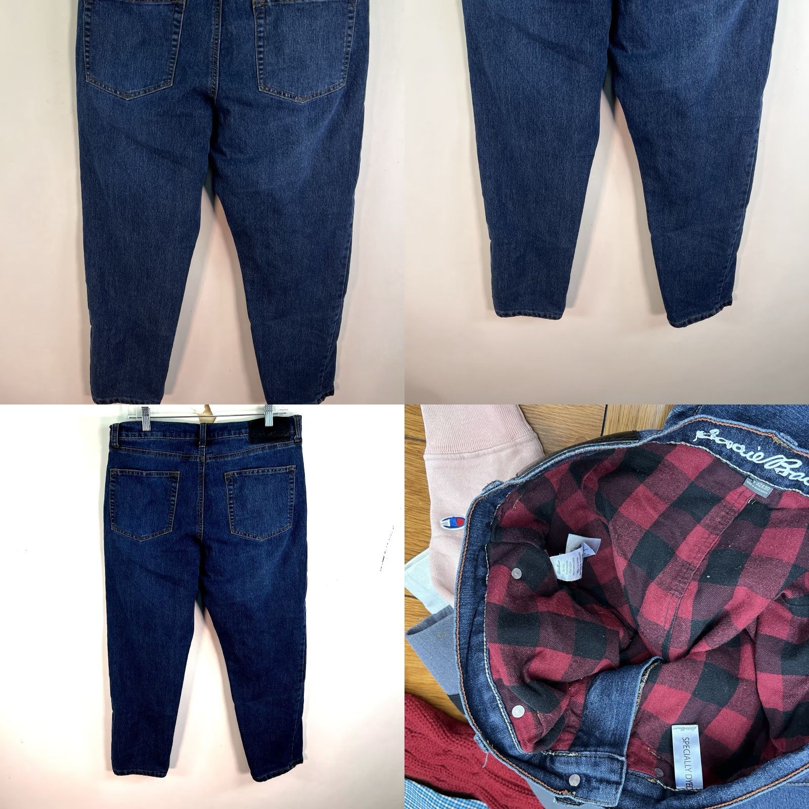 Eddie Bauer Eddie Bauer Lined Straight Denim Jeans Mens SZ 32 Blue Size US 32 / EU 48 - 8 Thumbnail
