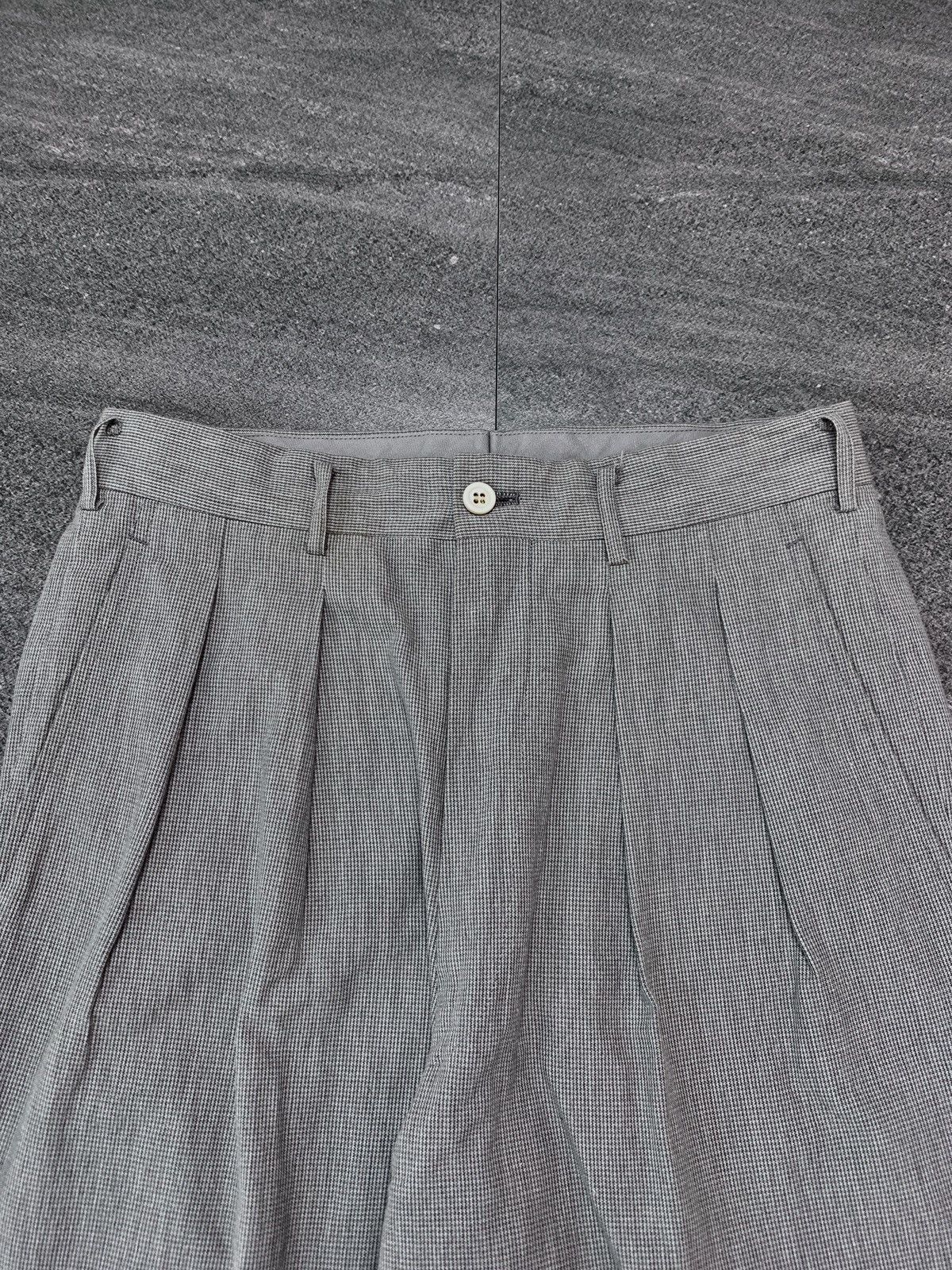 Comme des Garcons Textured Wideleg Trousers/Pants Size US 29 - 3 Thumbnail