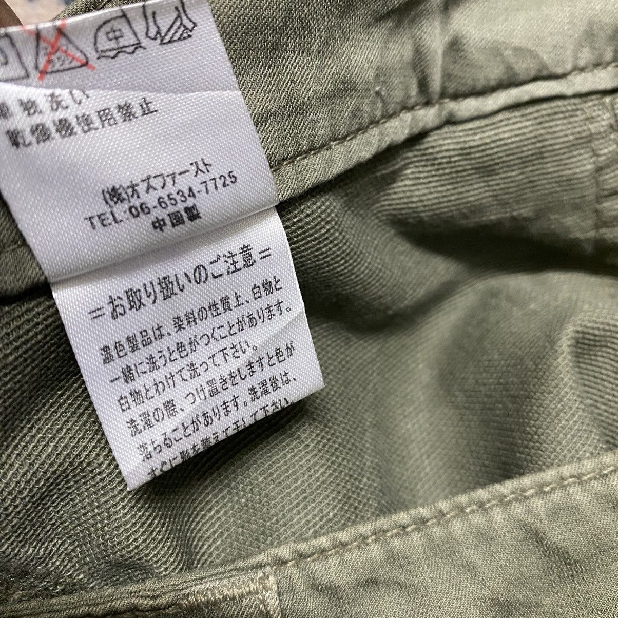 COOK JEANS Studded Military Cargo Pants Low Rise