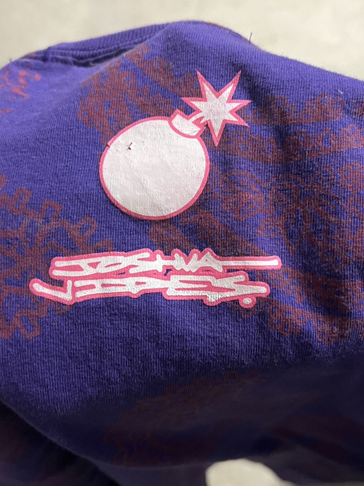 Joshua Vides × The Hundreds The Hundreds x Joshua Vides Paisley Tee - Purple Size US XXL / EU 58 / 5 - 3 Thumbnail