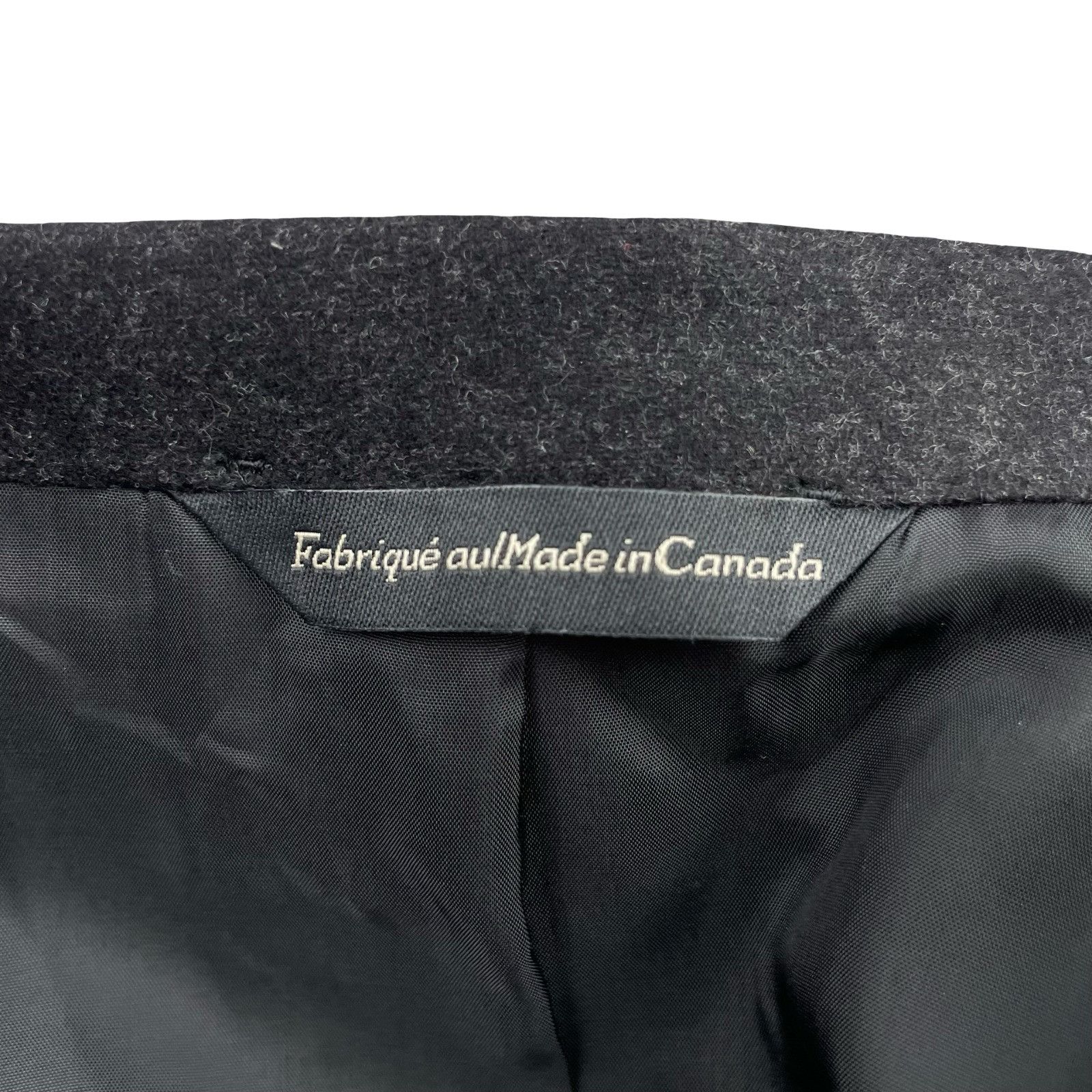 Samuelsohn Samuelsohn Men’s Flannel Wool 2-Button Suit Charcoal Gray • Size 42R - 5 Thumbnail