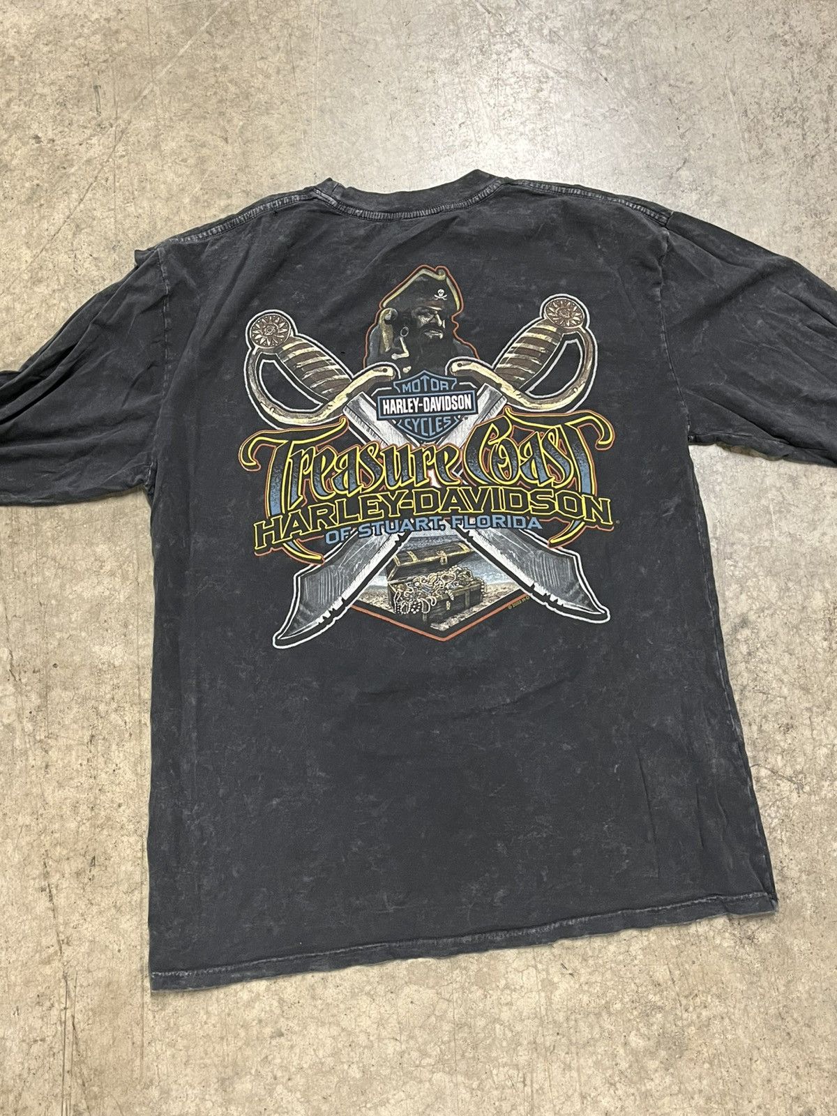 Harley Davidson × Vintage Harley Davidson vintage longsleeve graphic tee grunge hype Size US L / EU 52-54 / 3 - 6 Thumbnail