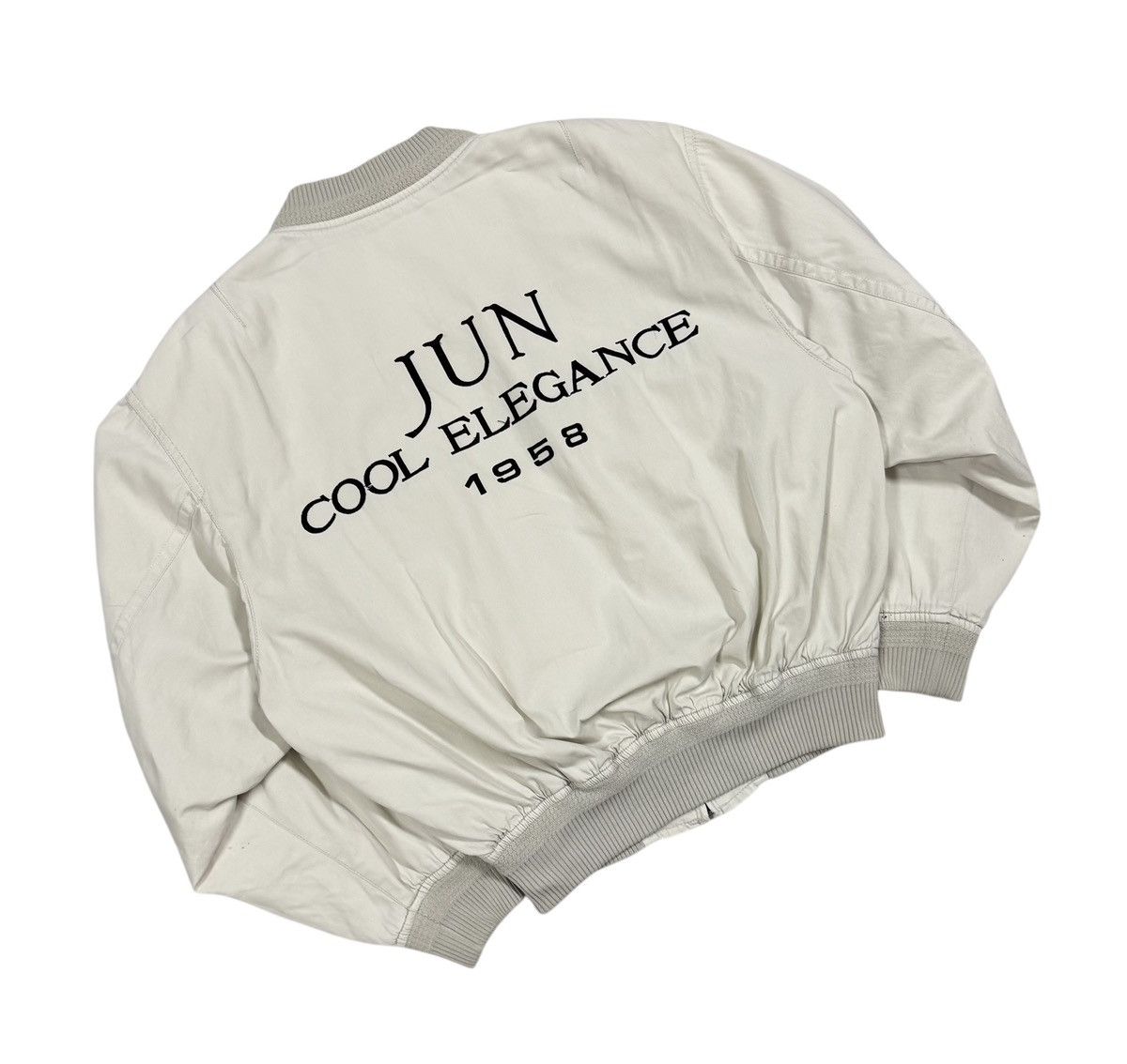 If Six Was Nine Vtg🔥Jun Men Designer Embroidery *JUN COOL ELEGANCE*Bomber Size US M / EU 48-50 / 2 - 11 Thumbnail