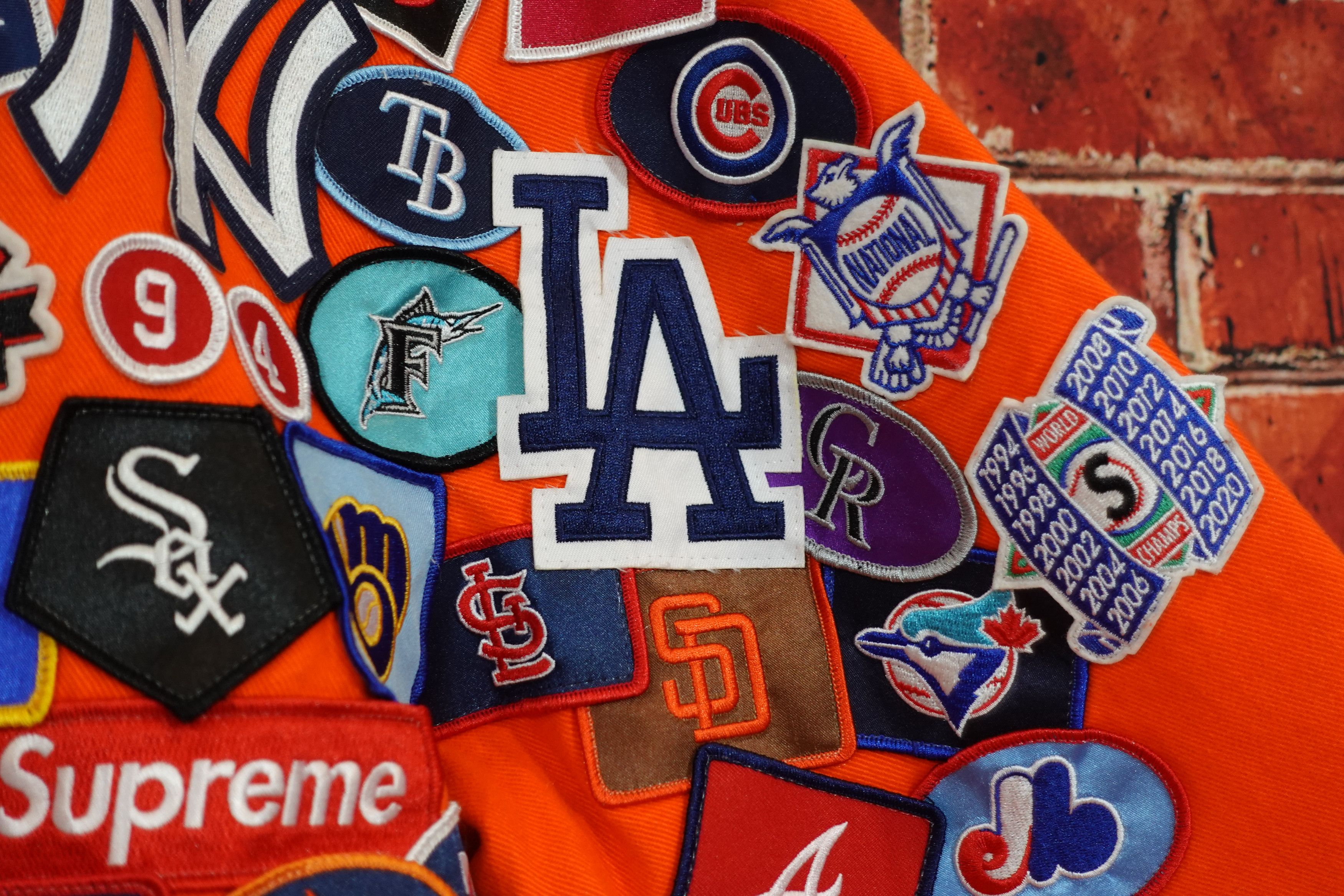 New Era × Supreme Supreme New Era MLB Varsity Jacket Size US L / EU 52-54 / 3 - 8 Thumbnail