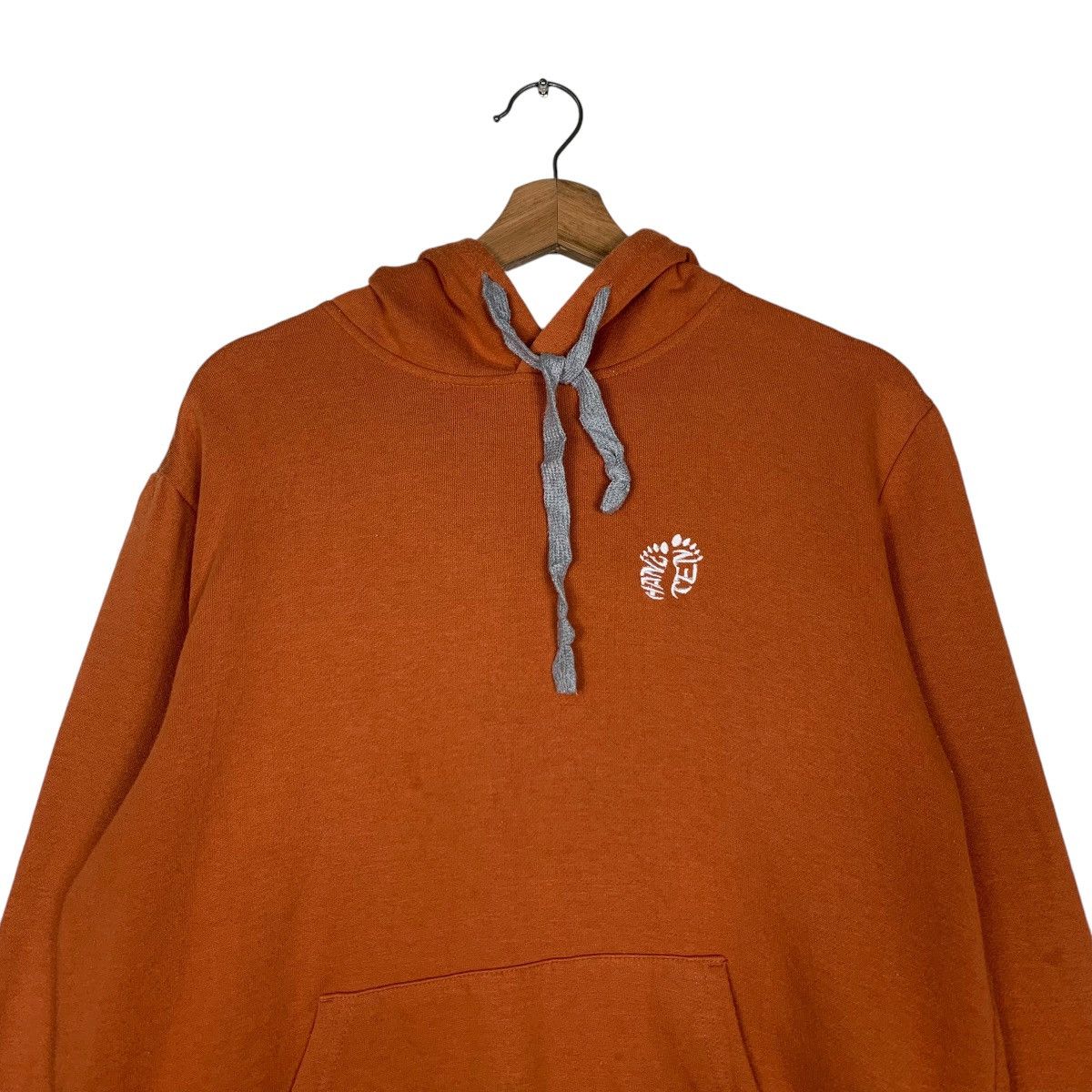 Hang Ten HANGTEN Small Logo Pullover Orange Hoodies #1552-C69 Size US M / EU 48-50 / 2 - 11 Thumbnail