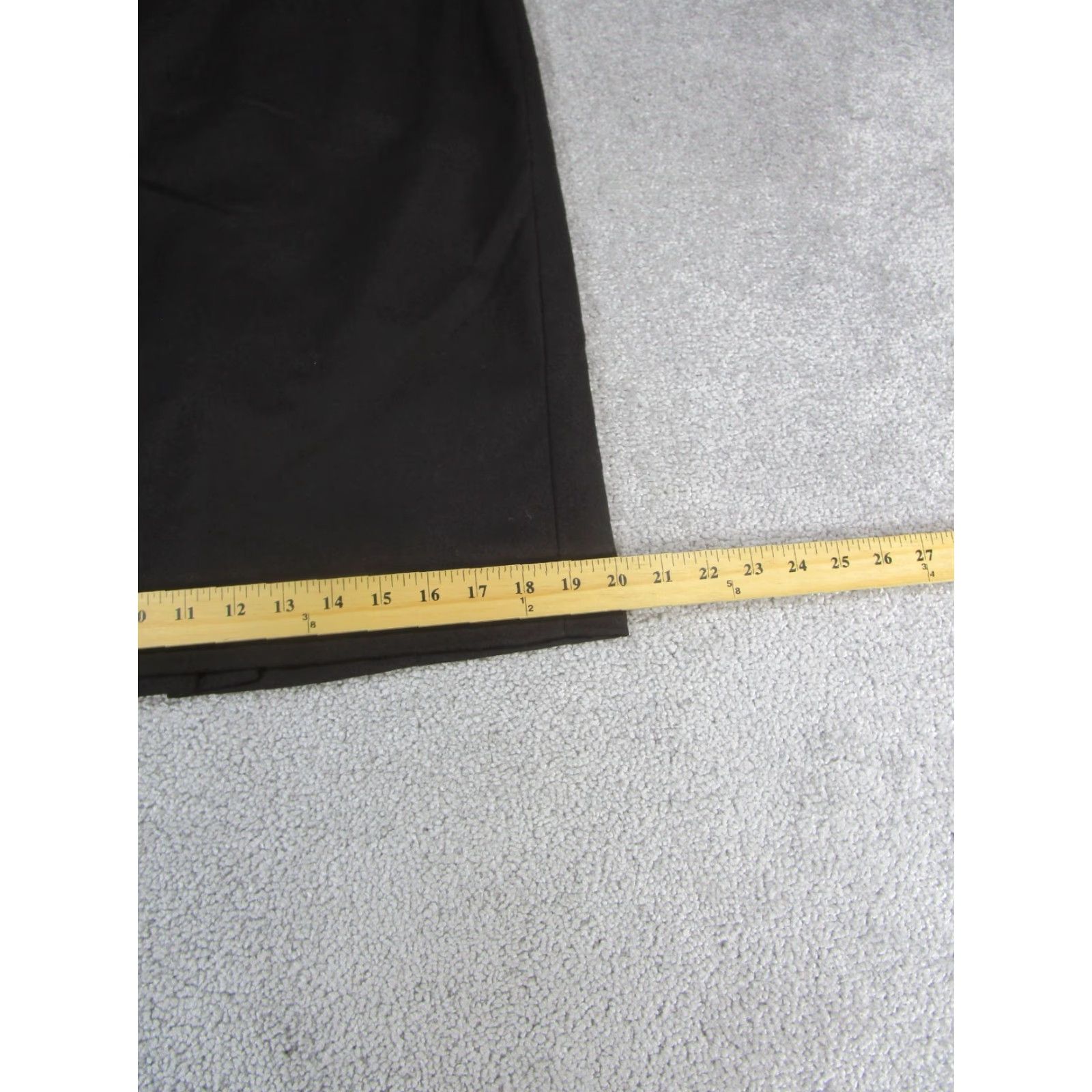 Akris VINTAGE Akris Womens Skirt Midi Pencil Wool Black Size 14 Business Casual Party Size 36" / US 14 / IT 50 - 3 Thumbnail