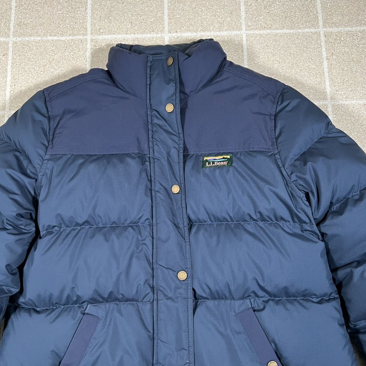 L.L. Bean L L Bean Mountain Down Puffer Jacket Sz L Blue Gorpcore Size L / US 10 / IT 46 - 2 Thumbnail