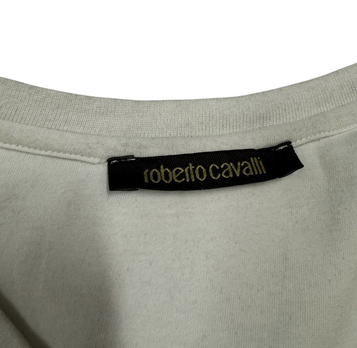 Roberto Cavalli Robertor Cavalli White Tiger Printed Tee Size US XL / EU 56 / 4 - 11 Thumbnail