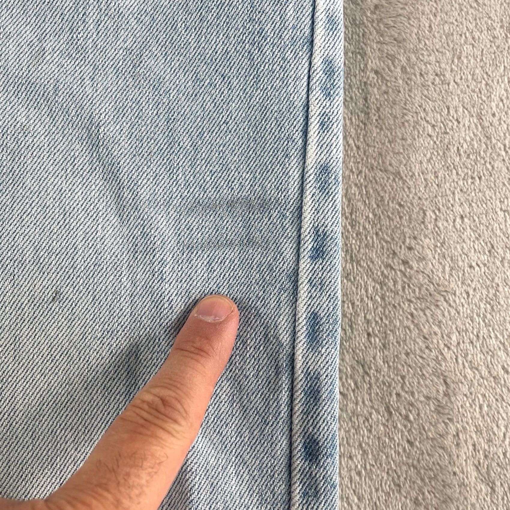 Levi's VINTAGE Levi's 505 Jeans Mens 34x30 Light Blue Straight Distressed Denim 5-Pocket USA 90s Mens Size US 34 / EU 50 - 5 Thumbnail