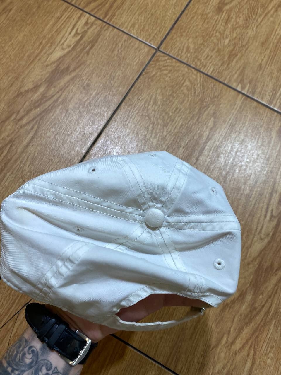 Nike Hats Vintage white Cap Y2K Nike metal logo streetwear Size ONE SIZE - 8 Thumbnail