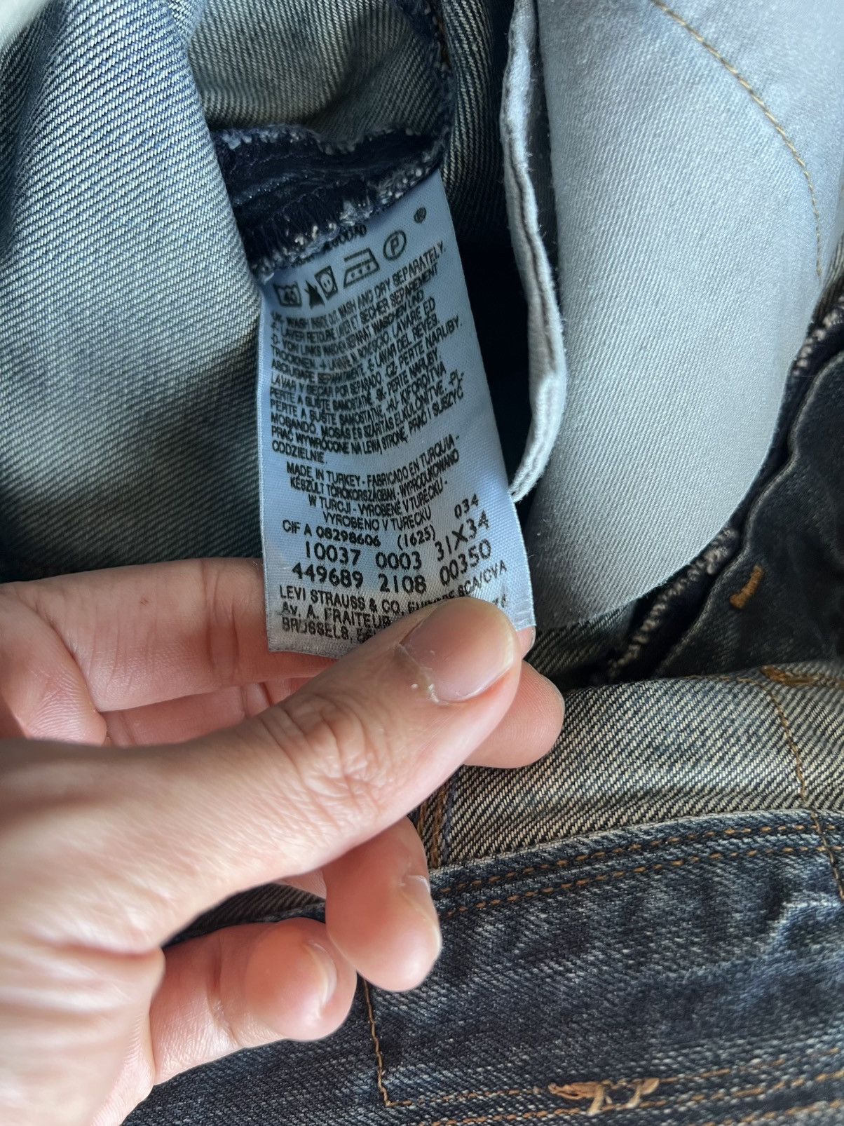 Levi's Vintage Levis Engineered Twisted Jeans Tag W31 Actual 34x30 Size US 31 - 10 Thumbnail