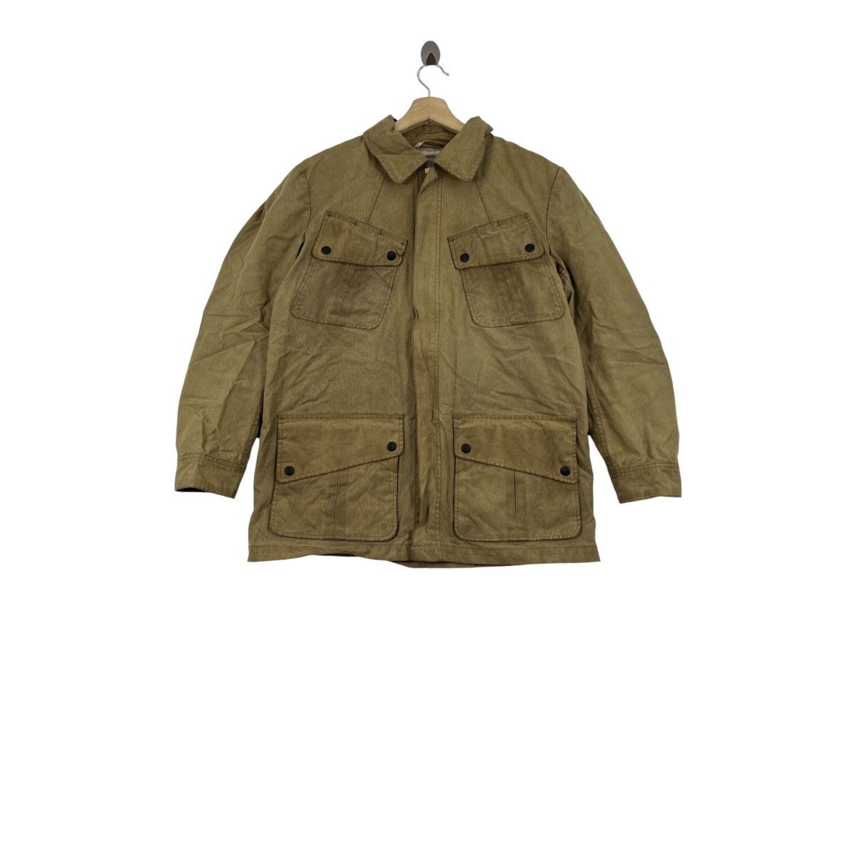 Vintage Vintage BASTONG Made In Korea Oil Waxed Chore Heavy Jacket Size US M / EU 48-50 / 2 - 1 Thumbnail