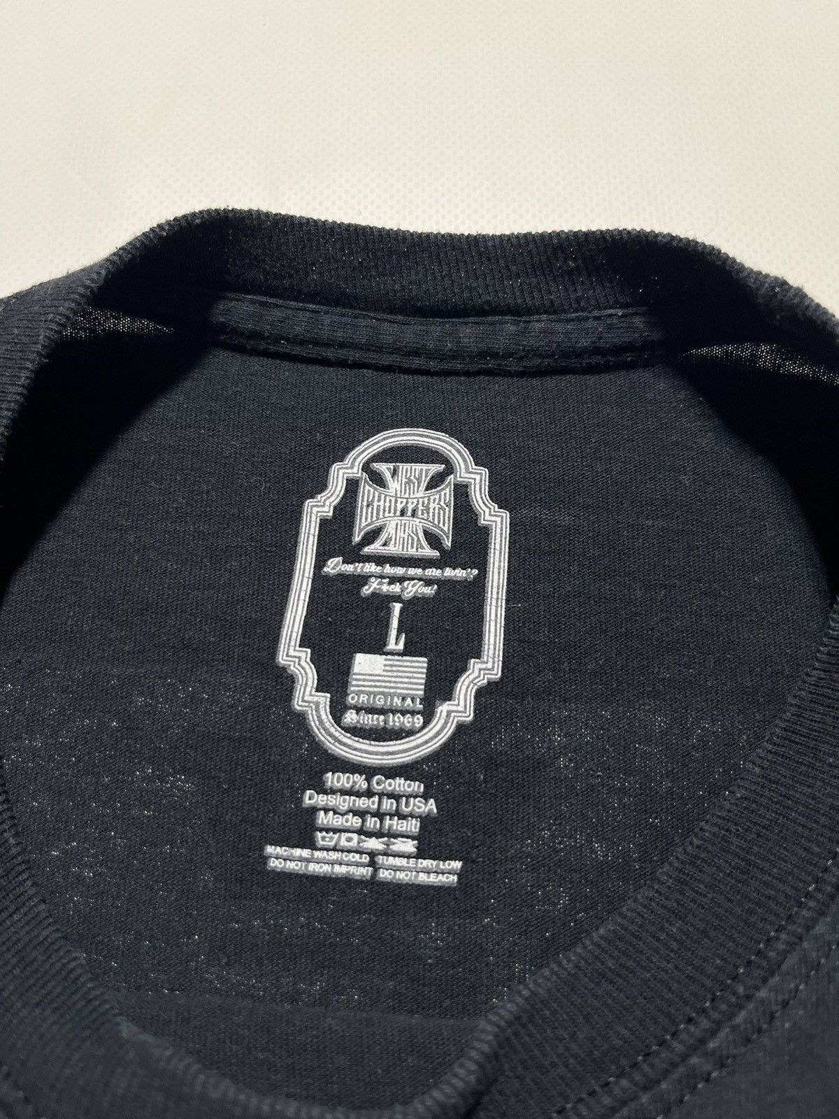 Vintage west coast choppers longsleeve tee shirt L