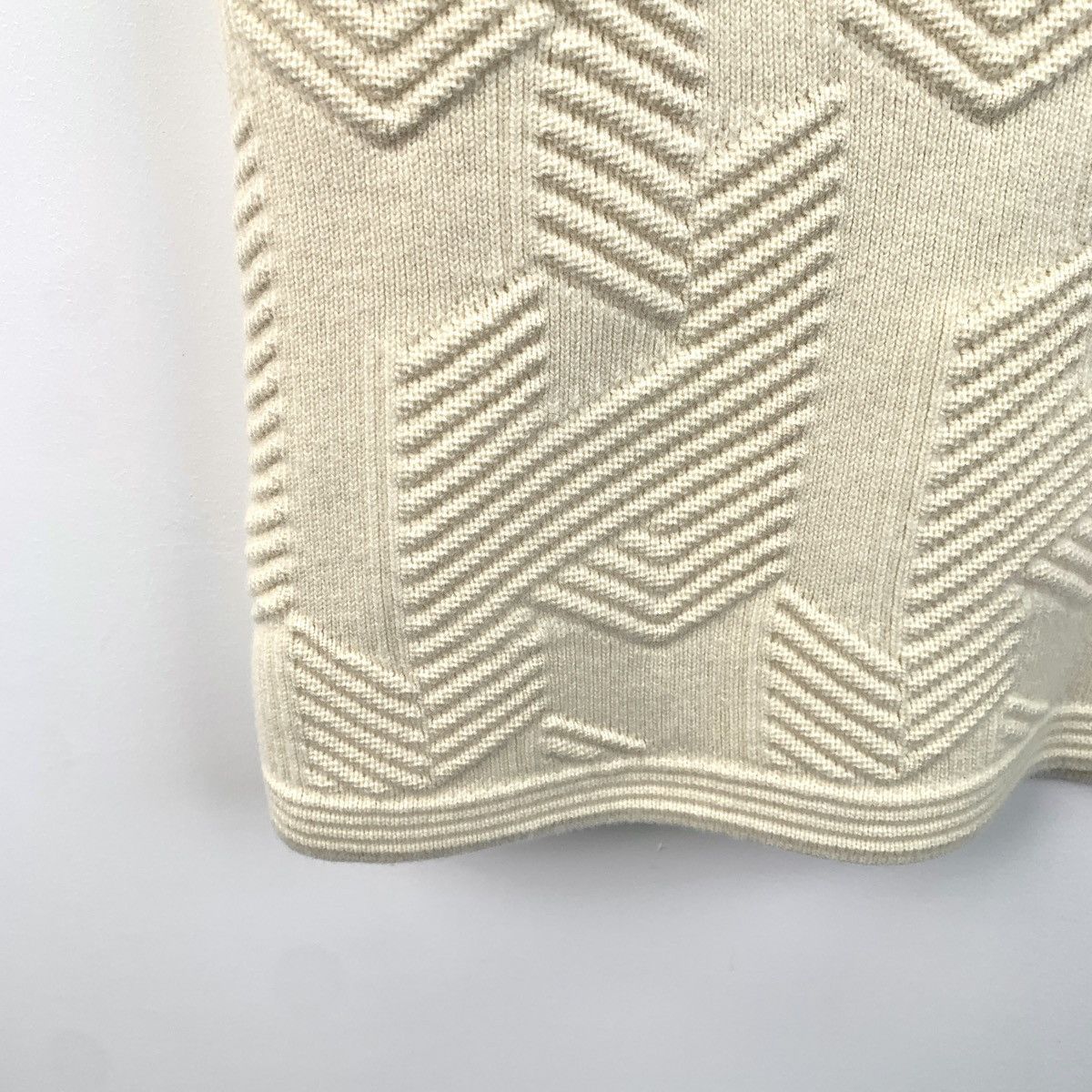 Hermes Hermes Beige Letter Embroidery Sleeveless Knit Dress K26WX Size S / US 4 / IT 40 - 6 Thumbnail