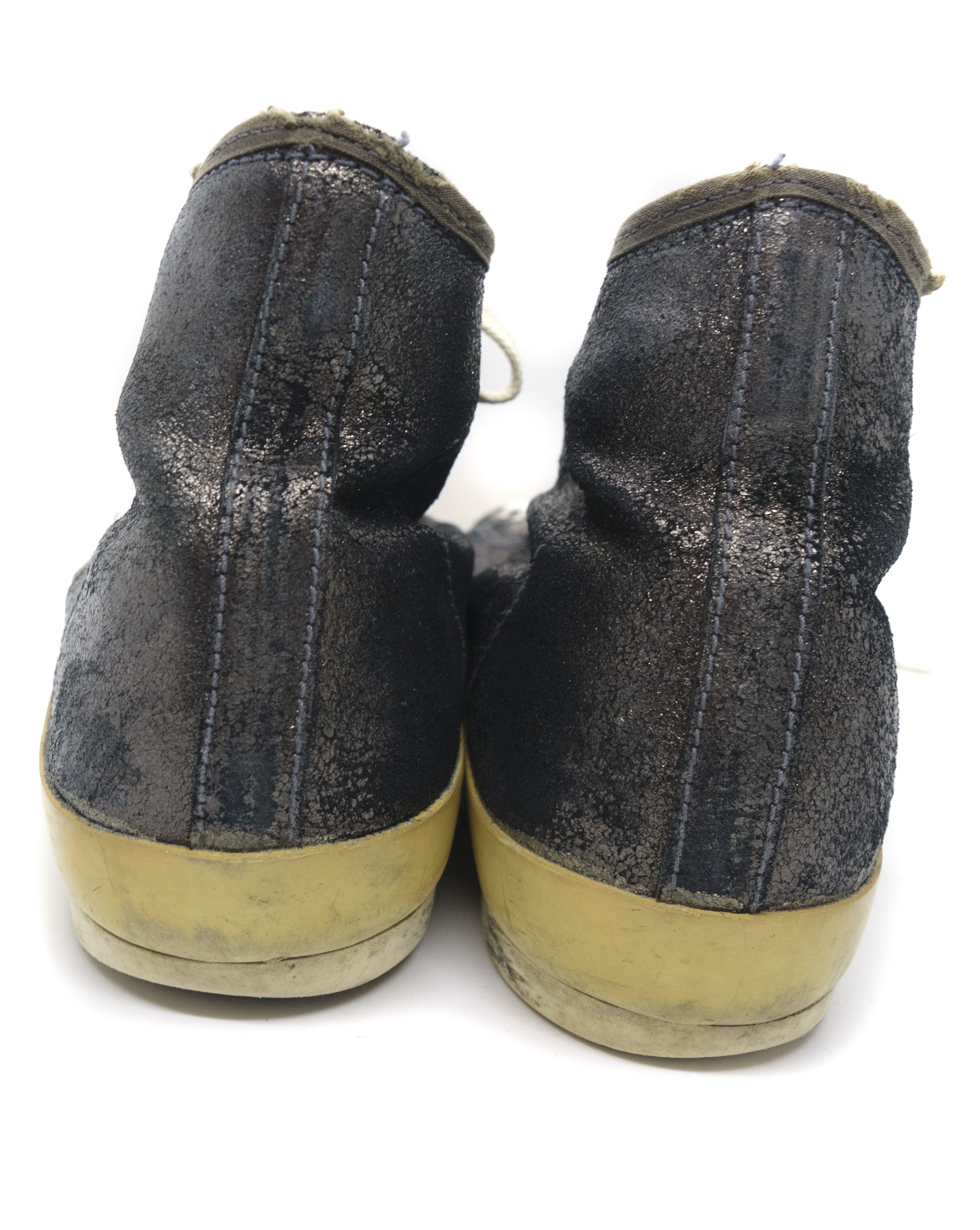 Philippe Model PRSX Grunge Distressed High Top Sneakers Size US 8 / IT 38 - 3 Thumbnail