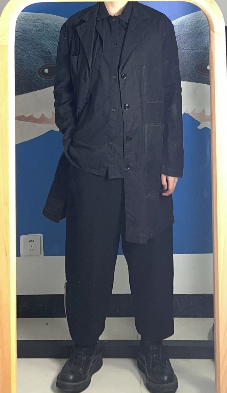 Yohji Yamamoto Yohji Yamamoto 12ss open line coat 2505-Nextarrow Size US M / EU 48-50 / 2 - 1 Thumbnail