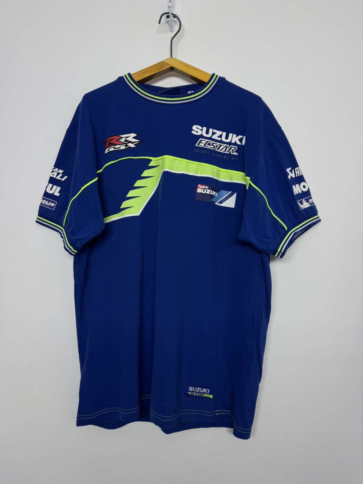 Vintage Vintage Y2k Suzuki Racing Big Logo T Shirt Size US M / EU 48-50 / 2 - 5 Thumbnail