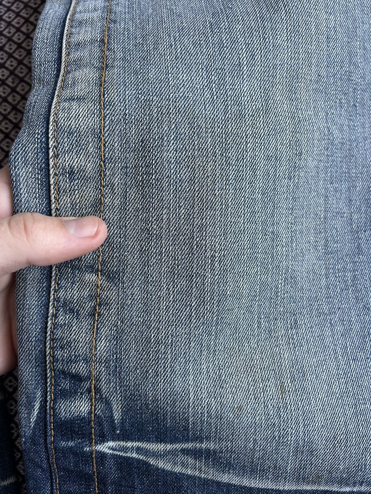 Japanese Brand Fishbone Japanese Style Faded Washed Jeans Y2K Size 33 Rare Size US 33 - 13 Thumbnail