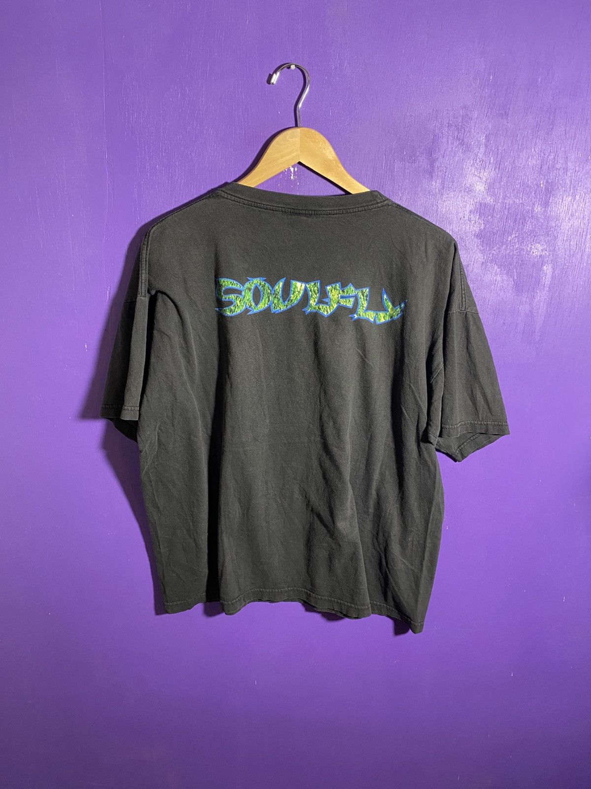 Band Tees × Vintage Vintage 1998 Soulfly faded band concert t-shirt Size US XL / EU 56 / 4 - 2 Thumbnail