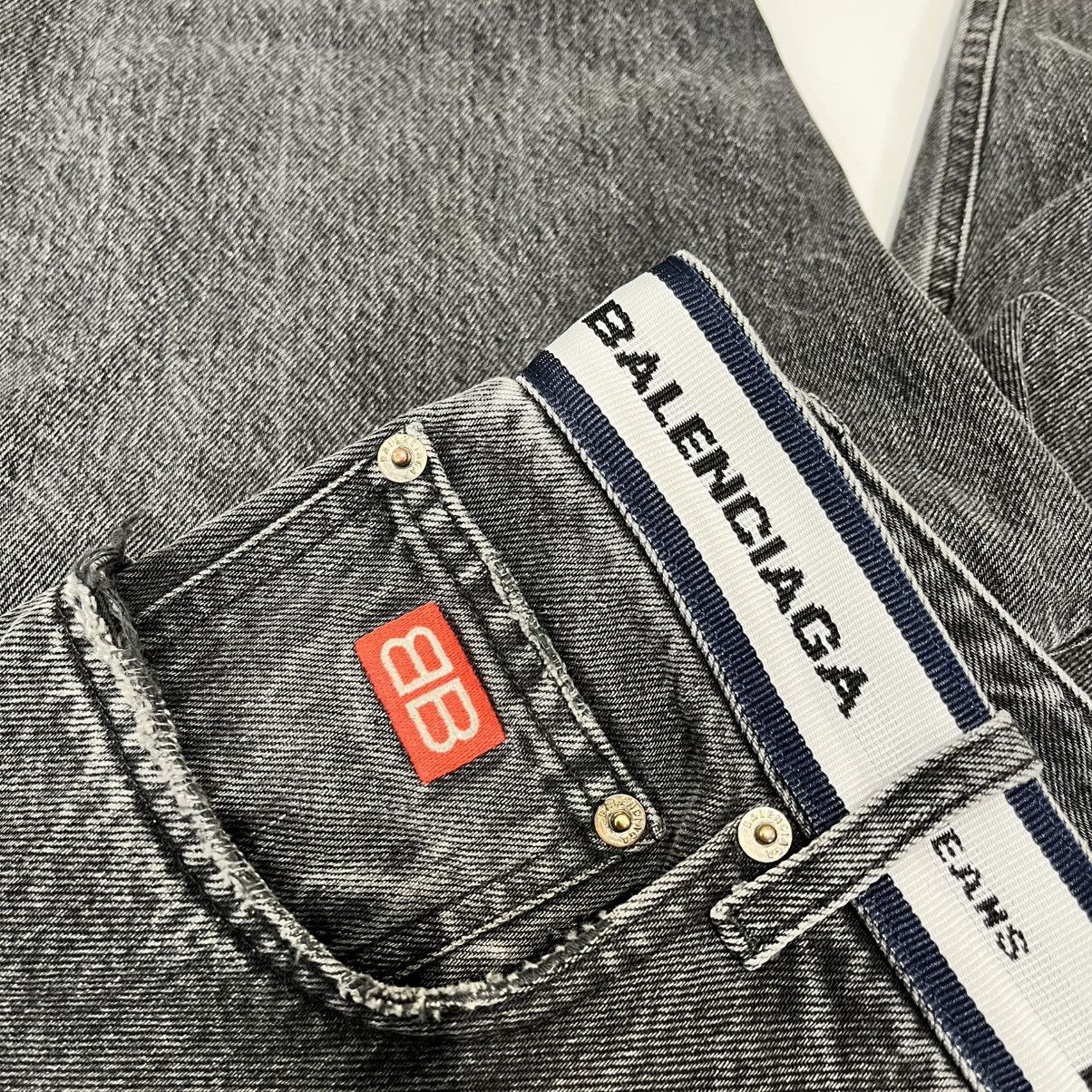 Balenciaga Balenciaga Denim Pants Black Size US 30 / EU 46 - 3 Thumbnail