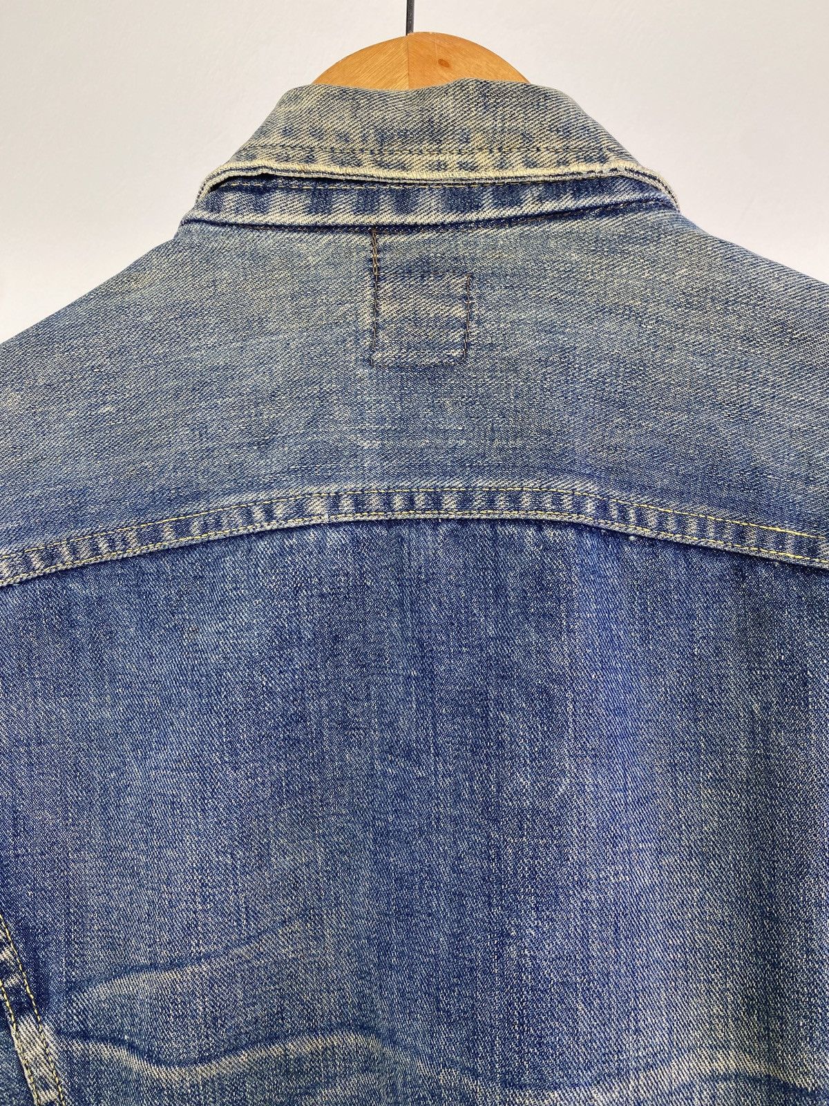 Lee Vintage 70s Lee 101-J Sanforized Denim Jacket Distressed Size US M / EU 48-50 / 2 - 13 Thumbnail