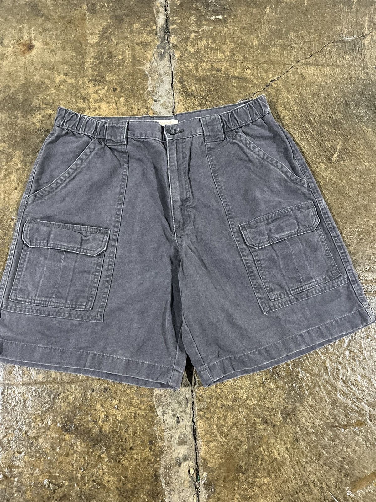 Carhartt × Vintage Crazy Carhartt Style Utility Workwear Essential Cargo Shorts Size US 33 - 5 Thumbnail
