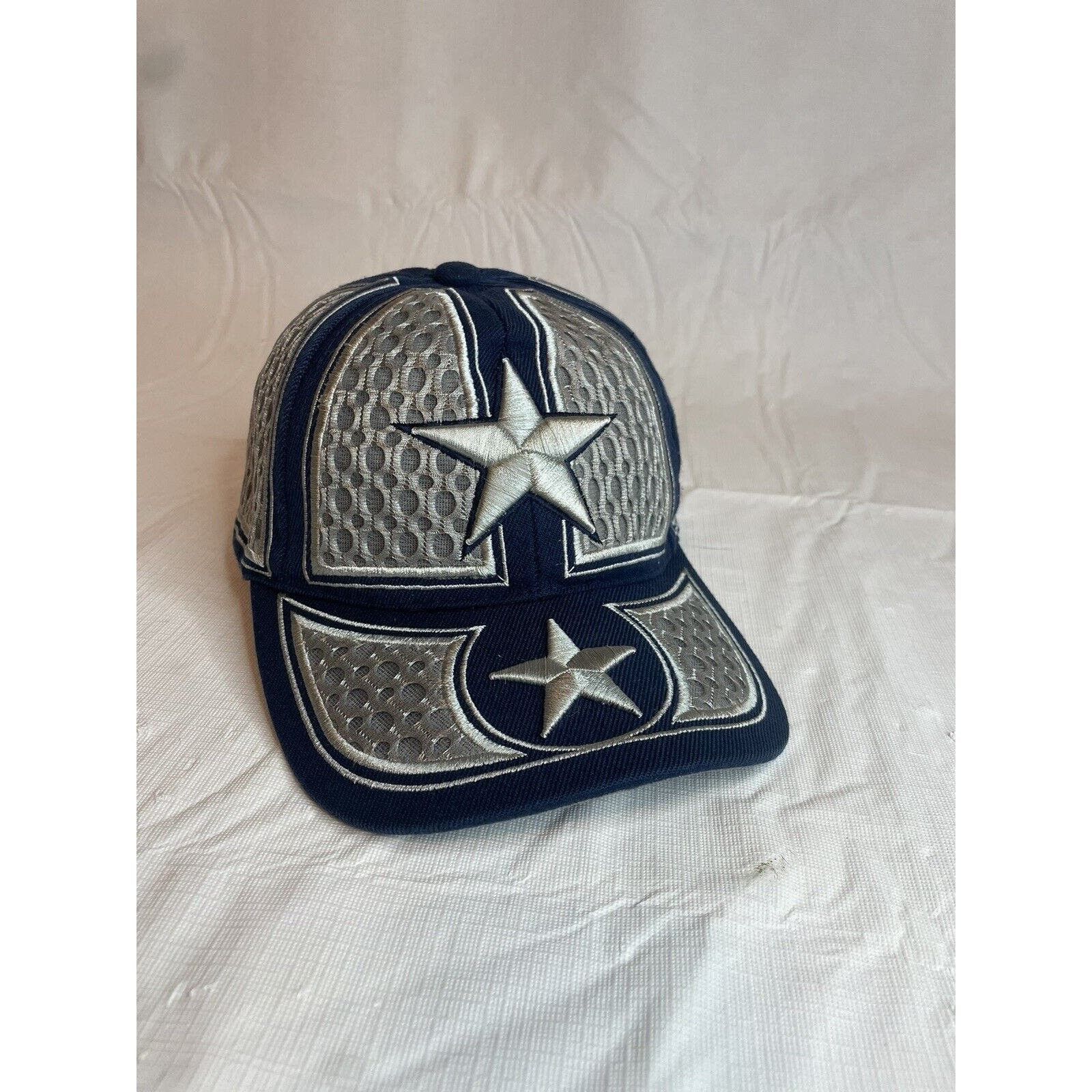 City Hunter Dallas D Blue Silver Cap City Hunter NFL | Grailed