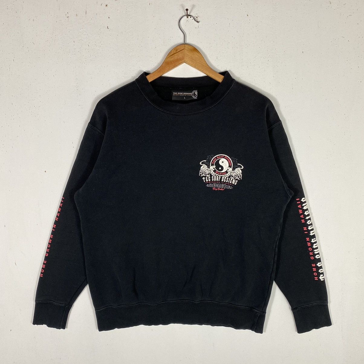 Vintage VINTAGE T&C SURF DESIGNS HOMEGROWN IN HAWAII CREWNECK Size US L / EU 52-54 / 3 - 5 Thumbnail