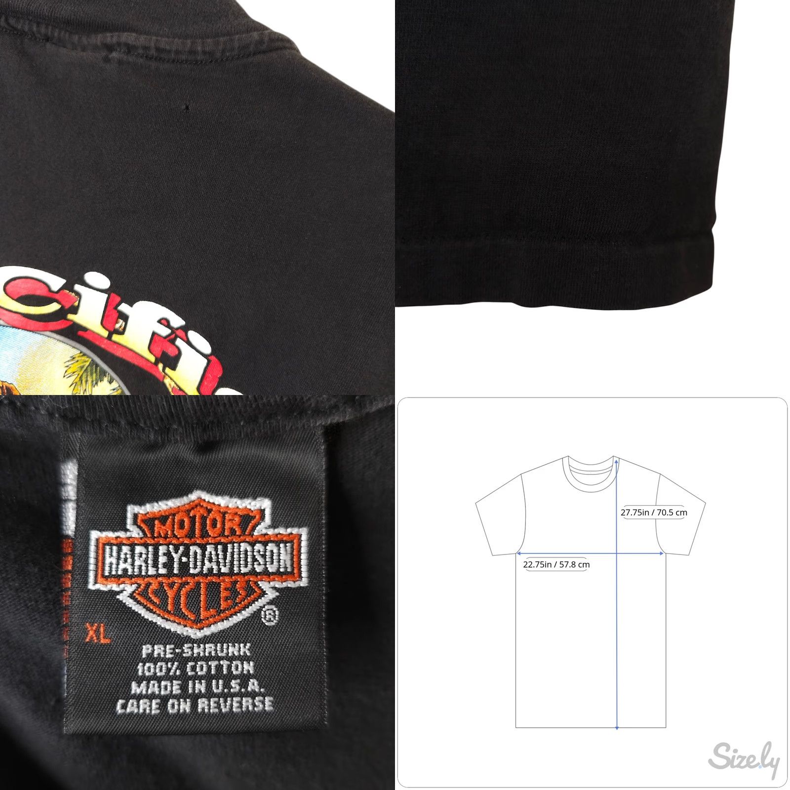 Harley Davidson VINTAGE Harley-Davidson T Shirt Mens XL Black 90s Panhead Honolulu USA Harley-Davidson Mens XL Black 90s Panhead Honolulu USA Size US XL / EU 56 / 4 - 8 Thumbnail