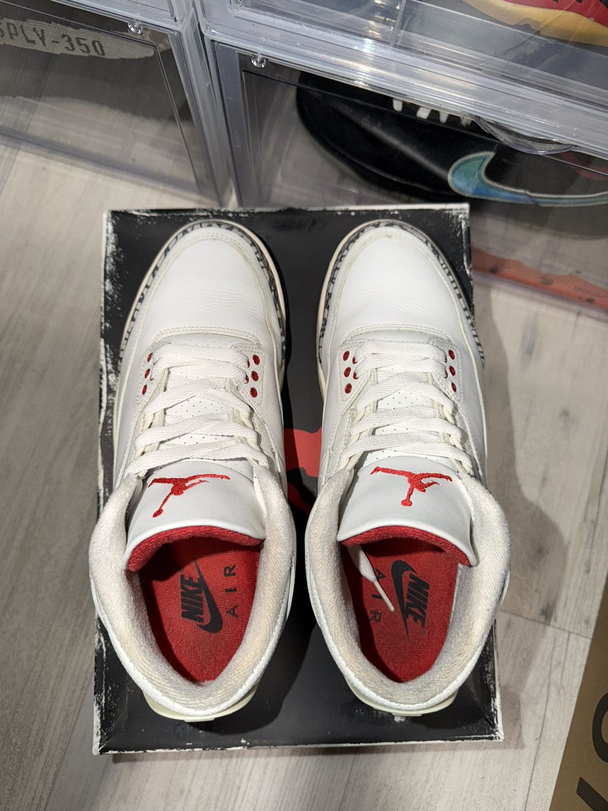 Jordan Brand Air Jordan 3 Retro White Cement Reimagined Size US 8 / EU 41 - 6 Thumbnail