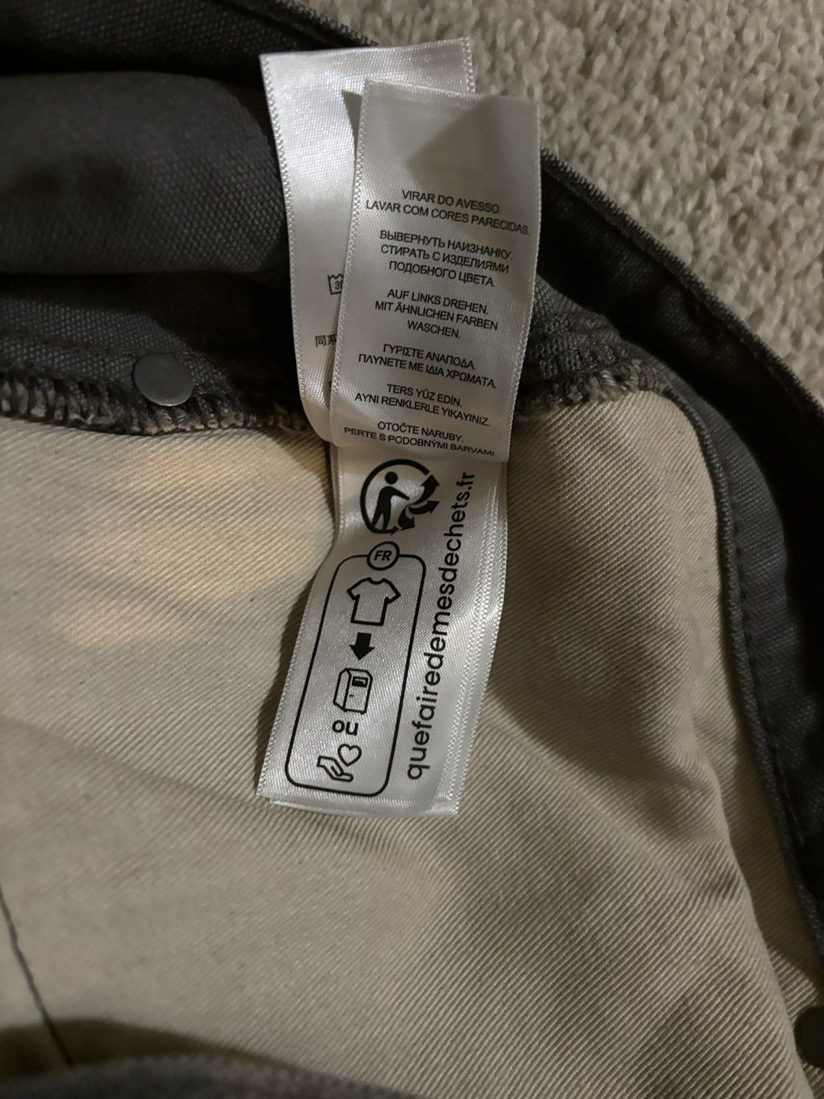 RRL Ralph Lauren Rrl distressed Grey engineer fit canvas Trouser Size US 30 / EU 46 - 12 Thumbnail