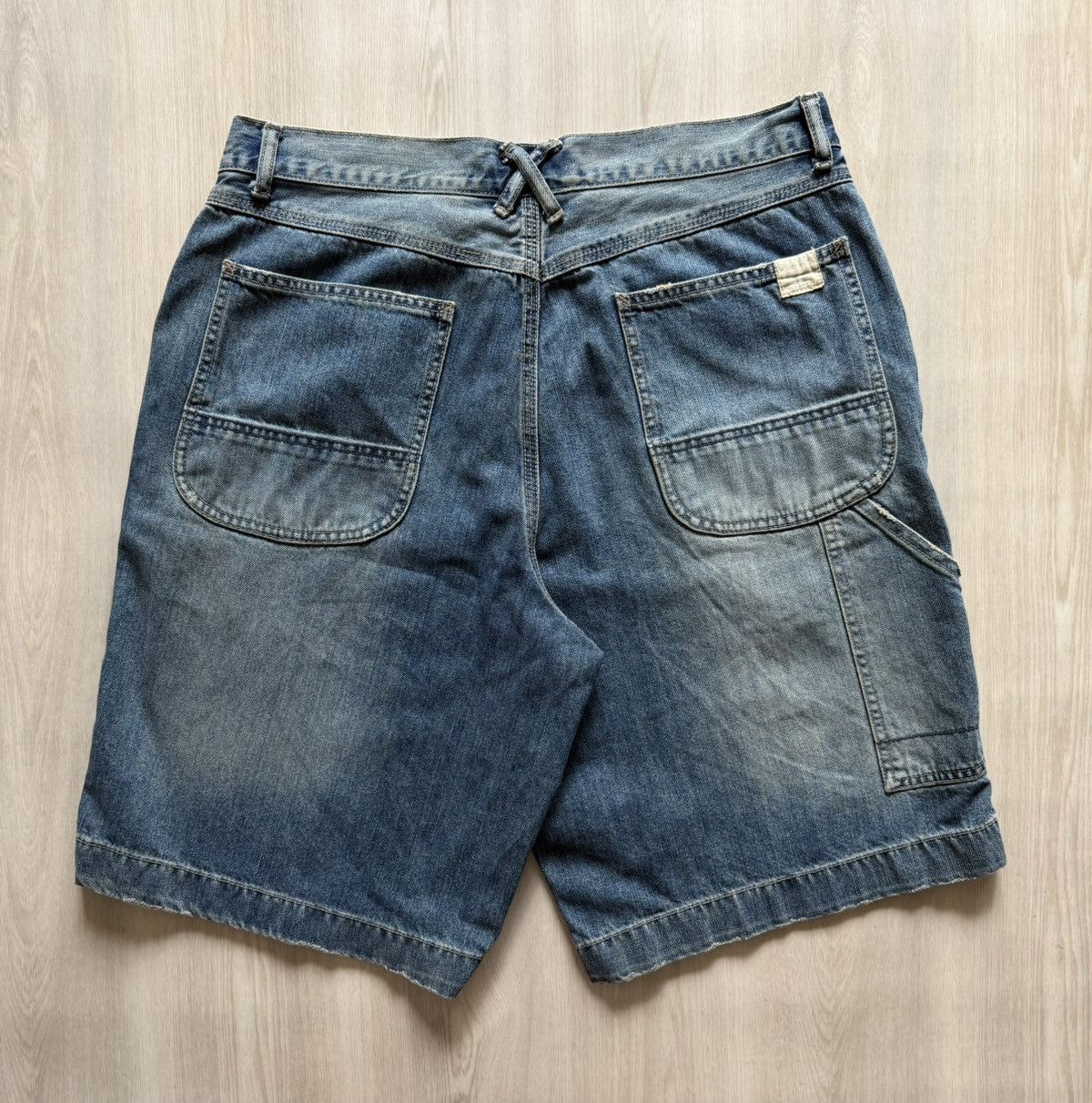 Old Navy Vintage Old Navy Painters Carpenter Denim Shorts Sz 38 Baggy Size US 38 / EU 54 - 1 Thumbnail