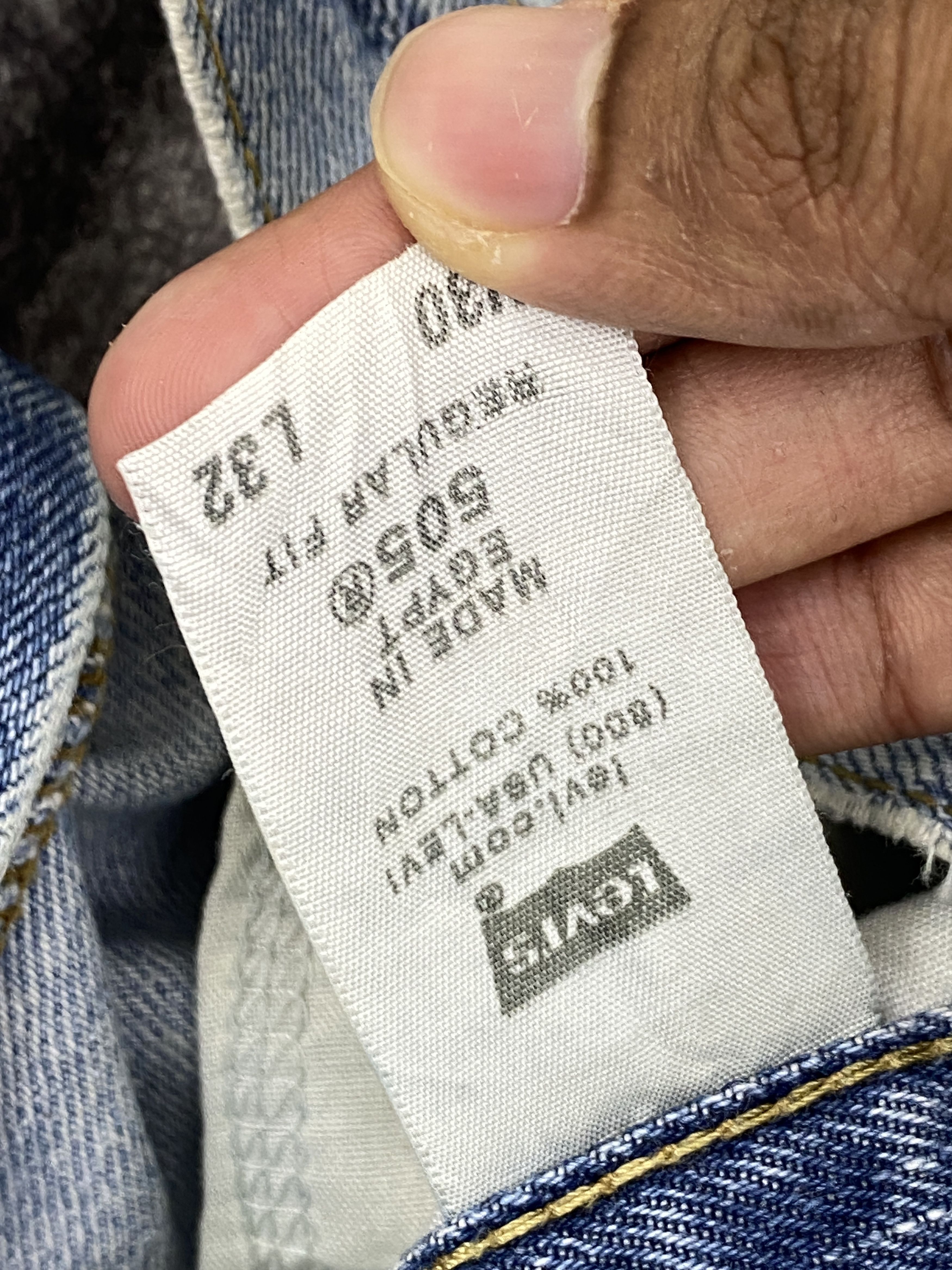 Levi's Vintage Levis 505 Light Washed Jeans DP2829 Size US 30 / EU 46 - 7 Thumbnail