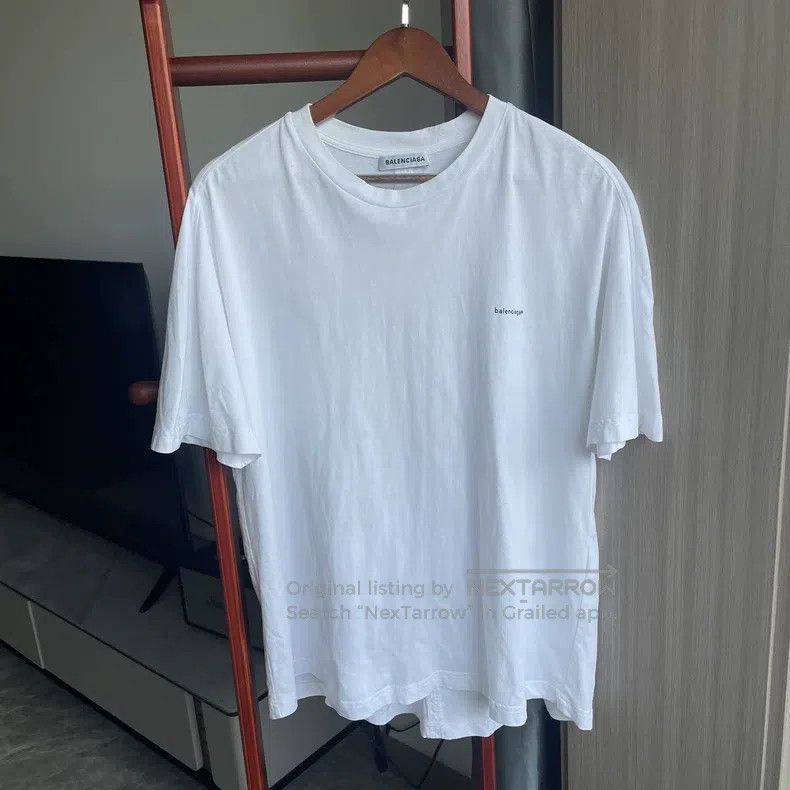 Balenciaga Balenciaga Letter logo printed round neck short-sleeve T-s Size US XS / EU 42 / 0 - 1 Thumbnail