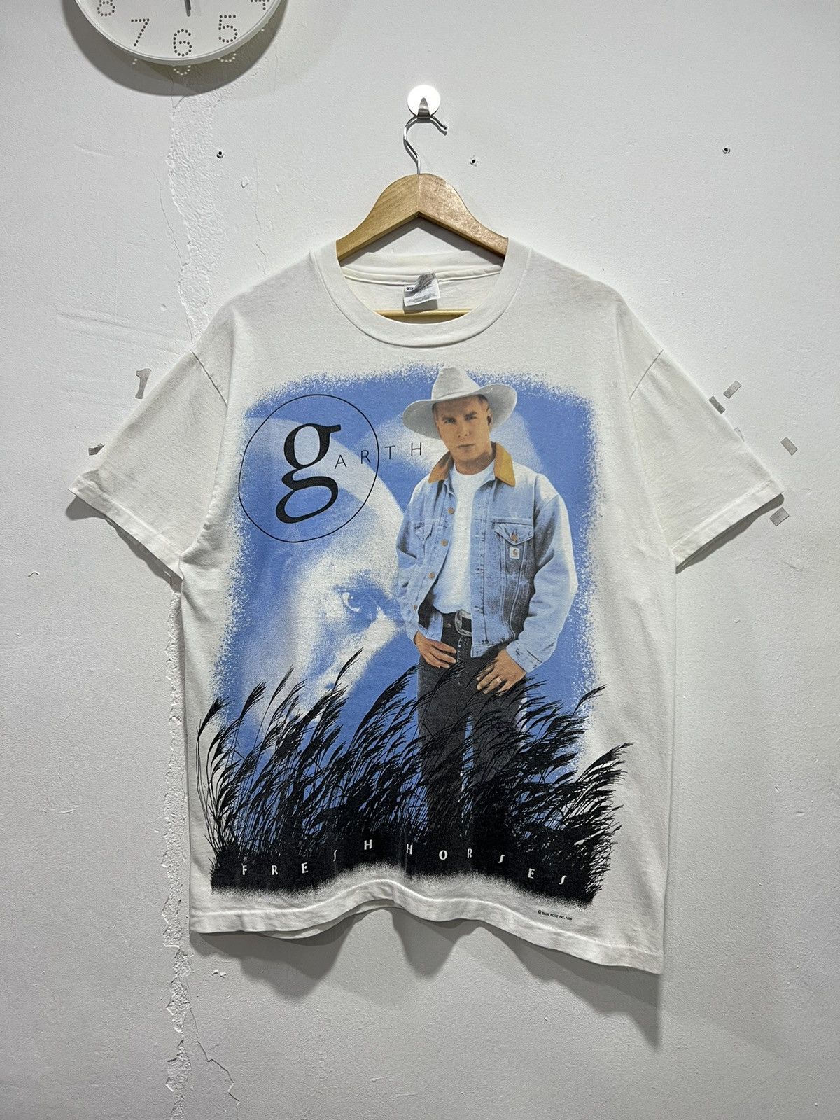 Vintage 90's Garth Brooks Fresh Horses Tour Tshirt