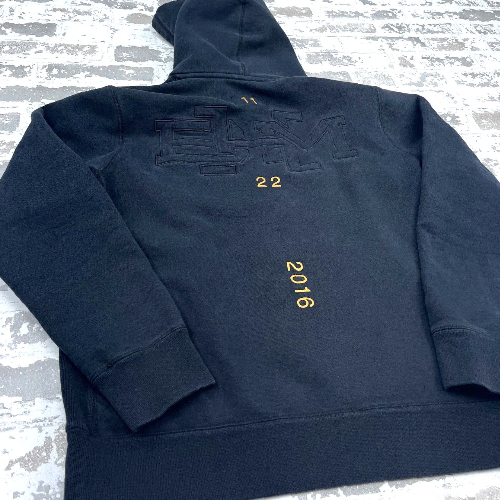 Jordan Brand Jordan Hoodie Men Large Black Gold History Month Jump Man Graphic Print Embroidered Logo Sweatshirt Size US L / EU 52-54 / 3 - 4 Thumbnail