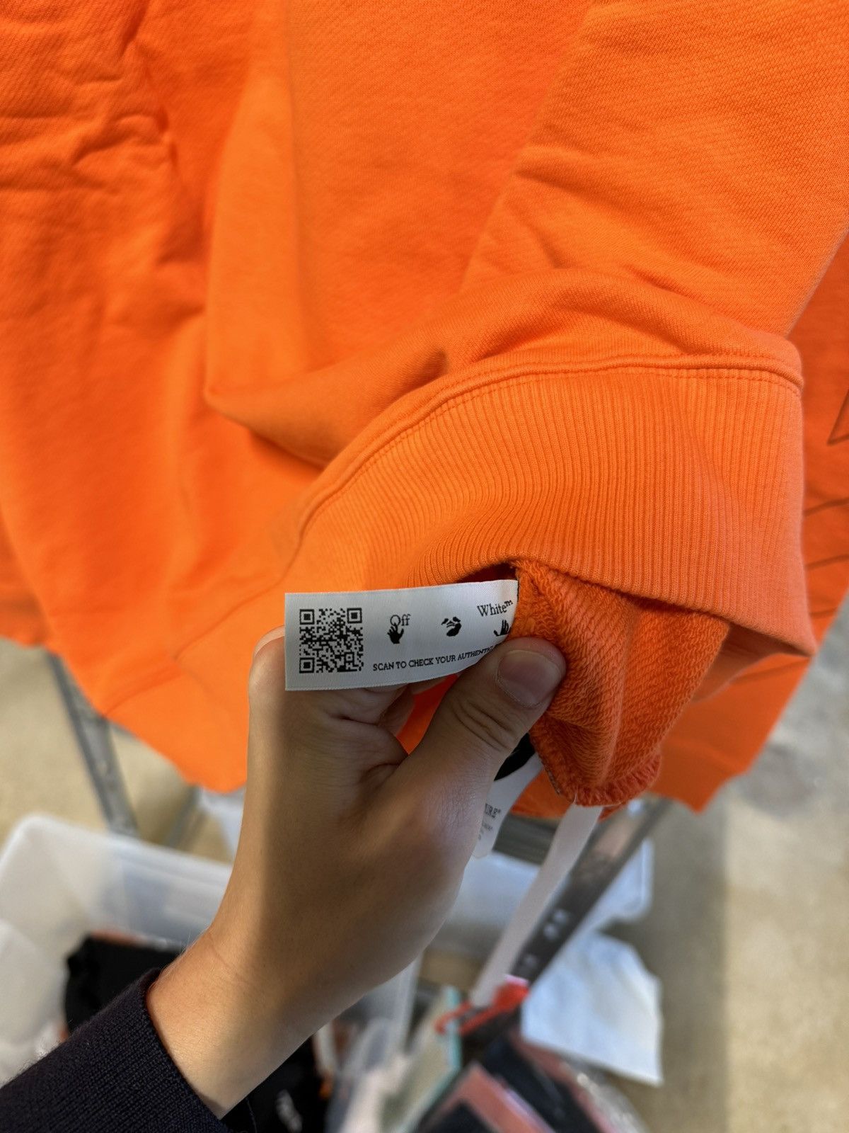 Off-White Off-White Diag Printed Sweatshirt NEW 700$ Size US XXL / EU 58 / 5 - 6 Thumbnail