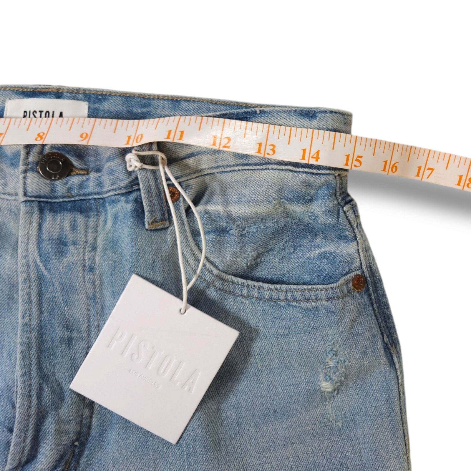 Pistola NWT Pistola Cassie High Waist Straight Leg Jeans Sz. 29x31 Size 29" - 10 Thumbnail