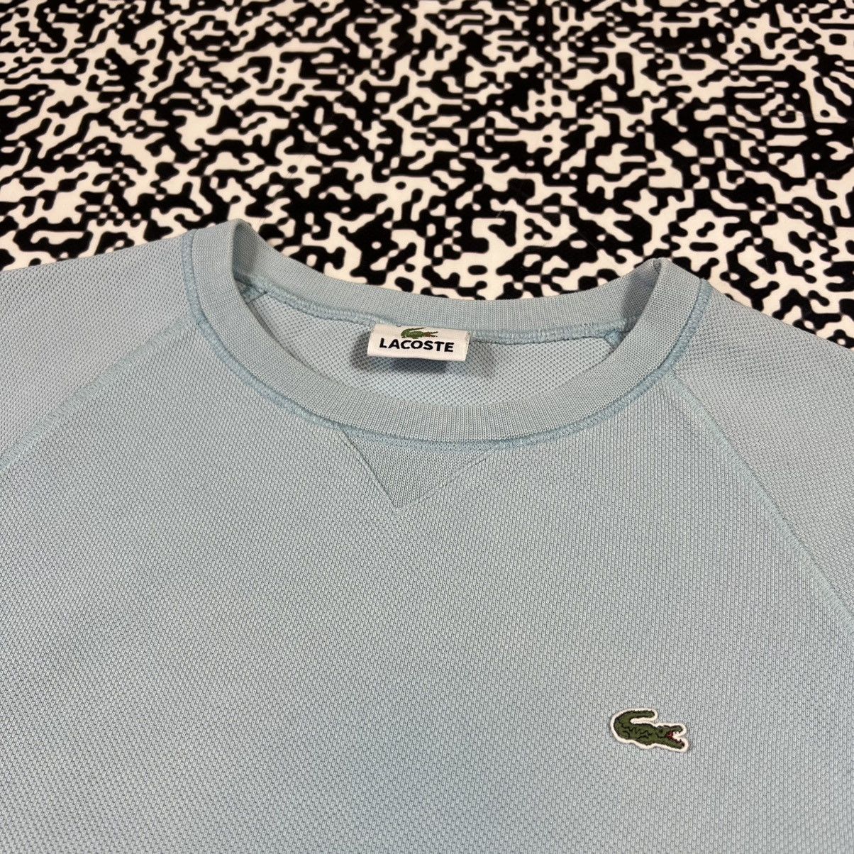 Lacoste Vintage Y2K Lacoste Retro Boxy Blue Sweater Casual Style Size M / US 6-8 / IT 42-44 - 5 Thumbnail