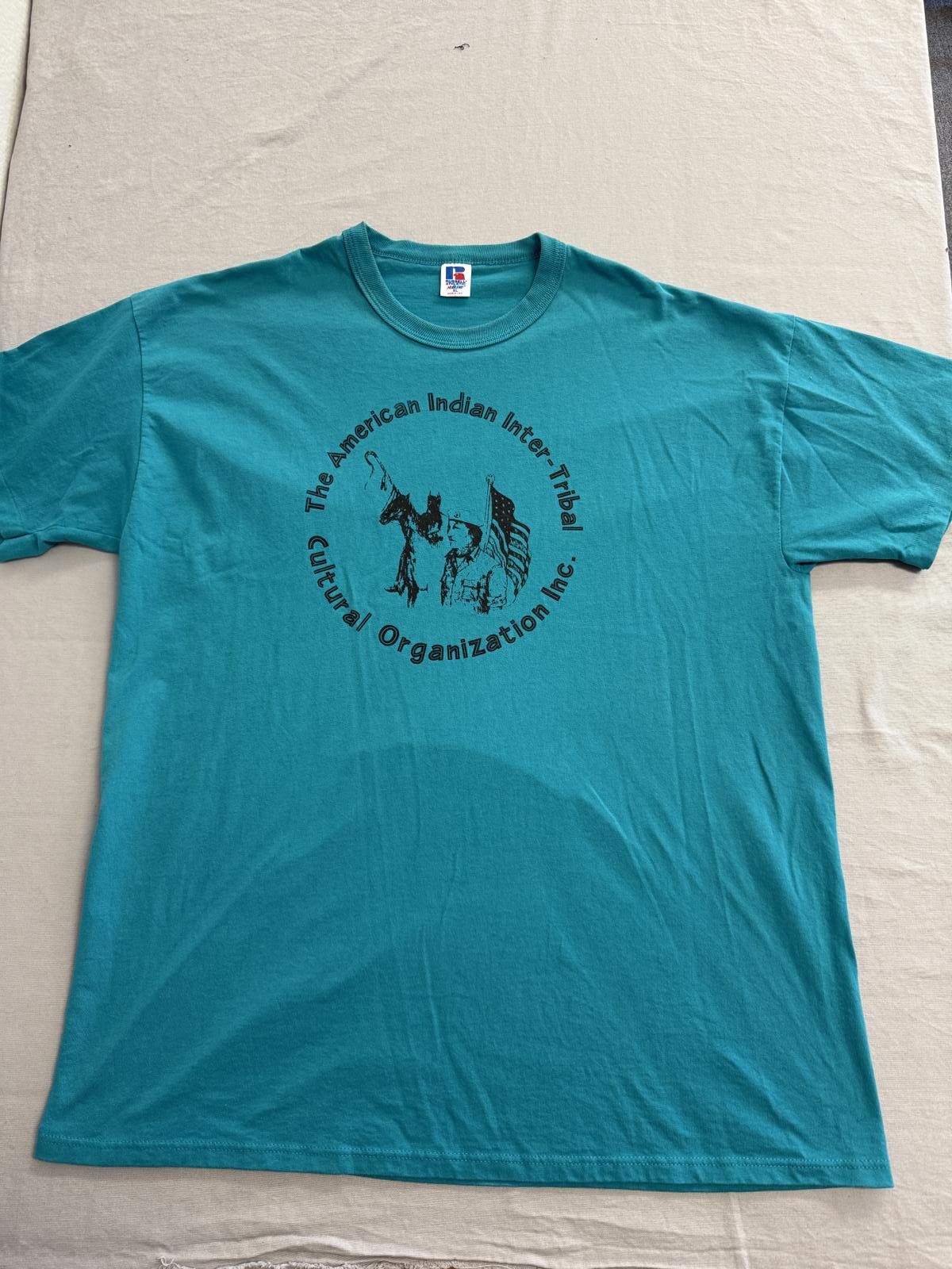 Russell Athletic Vintage T-shirt American Indian Inter-Tribal Cultural Tee XL Size US XL / EU 56 / 4 - 2 Thumbnail