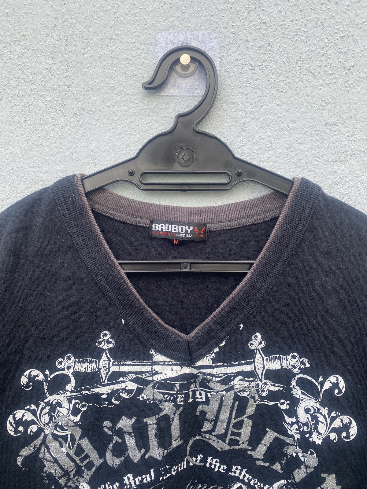 14th Addiction × JNCO × Vintage Vintage y2k Bad Boy Tribal Double Layer Poem Tees Size US M / EU 48-50 / 2 - 2 Thumbnail