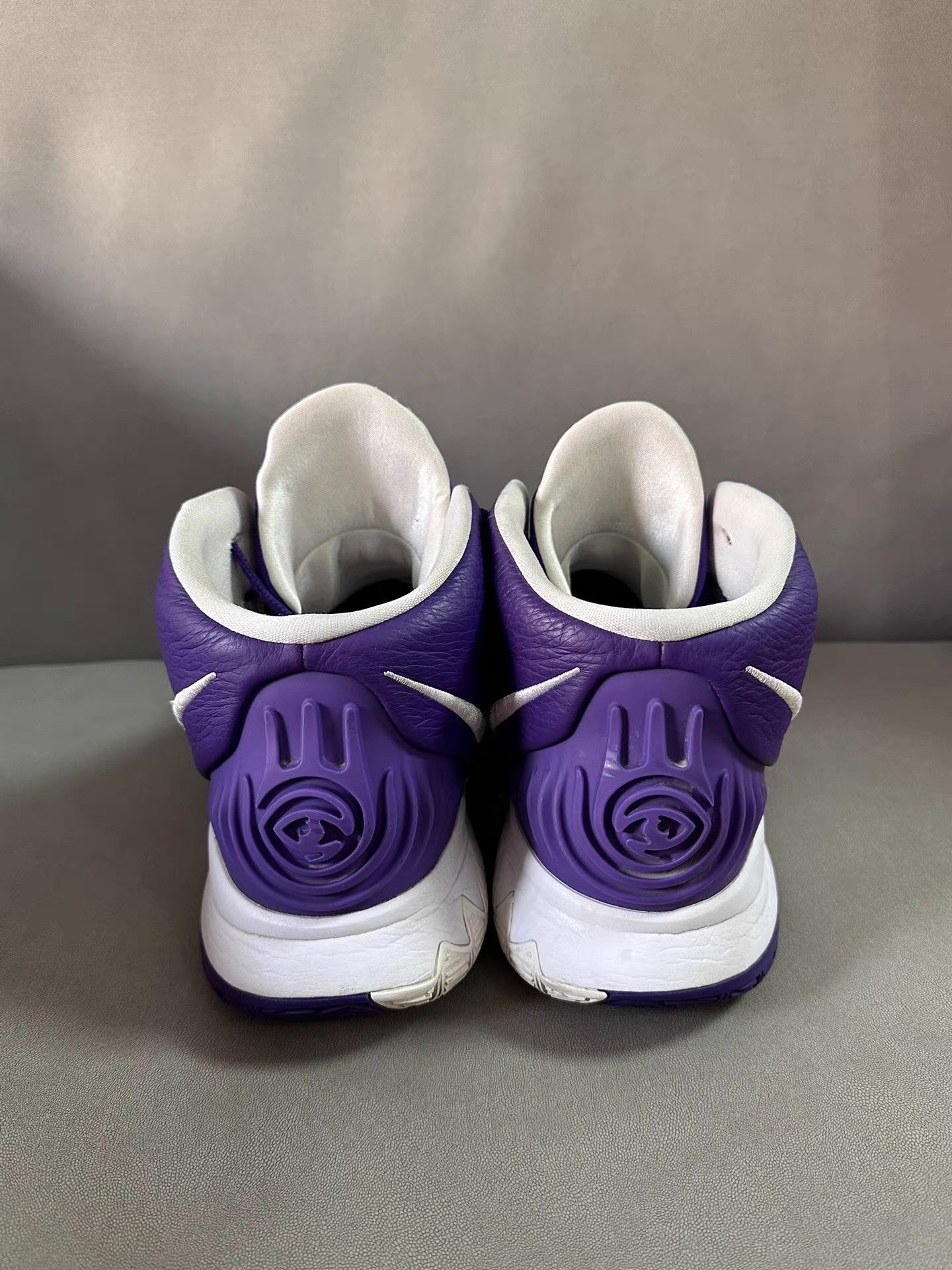 Nike Kyrie 6 White & Purple Ｑ20 Size US 15 / EU 48 - 6 Thumbnail