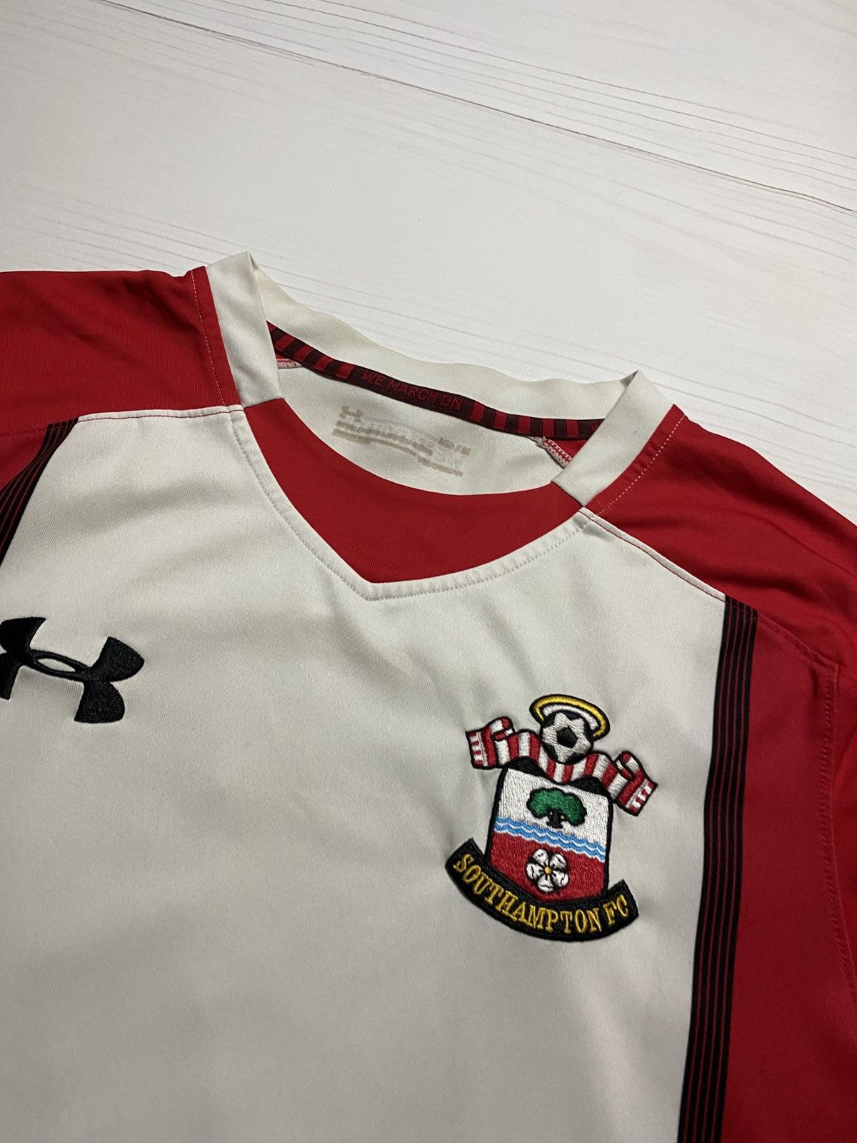 Under Armour Vintage Under Armour Southampton 2017/18 #2 player jersey Size US M / EU 48-50 / 2 - 9 Thumbnail