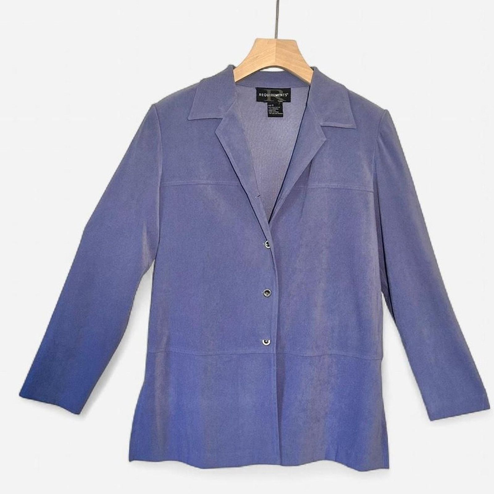 Other lightweight oversized blazer women small blue purple Size S / US 4 / IT 40 - 2 Thumbnail